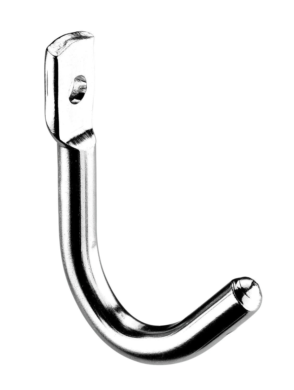Einzelhaken Stahl 48x8x35mm ve verchromt