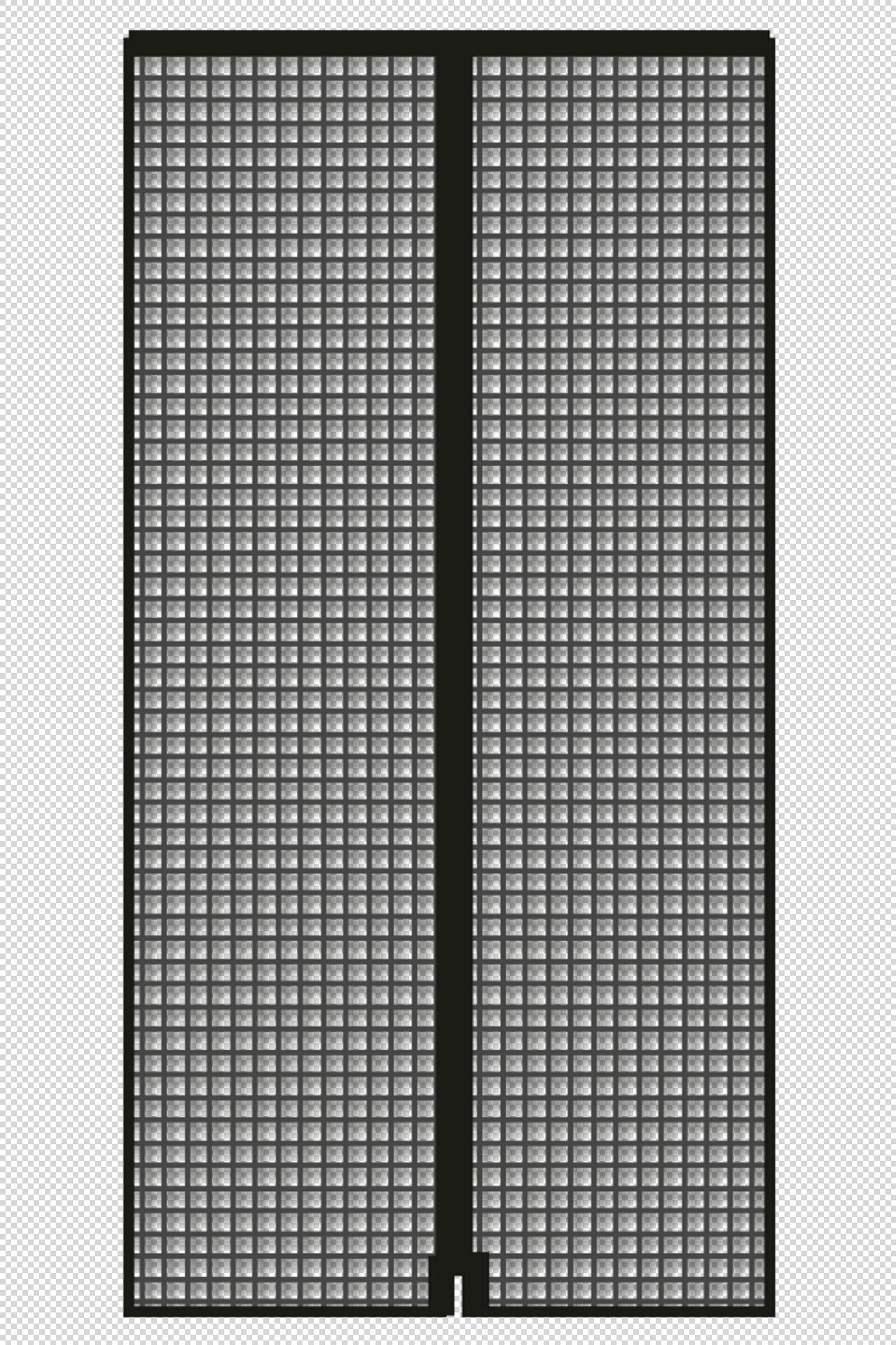Schellenberg Insektenschutz-Magnetvorhang, 120 x 240 cm, anthrazit