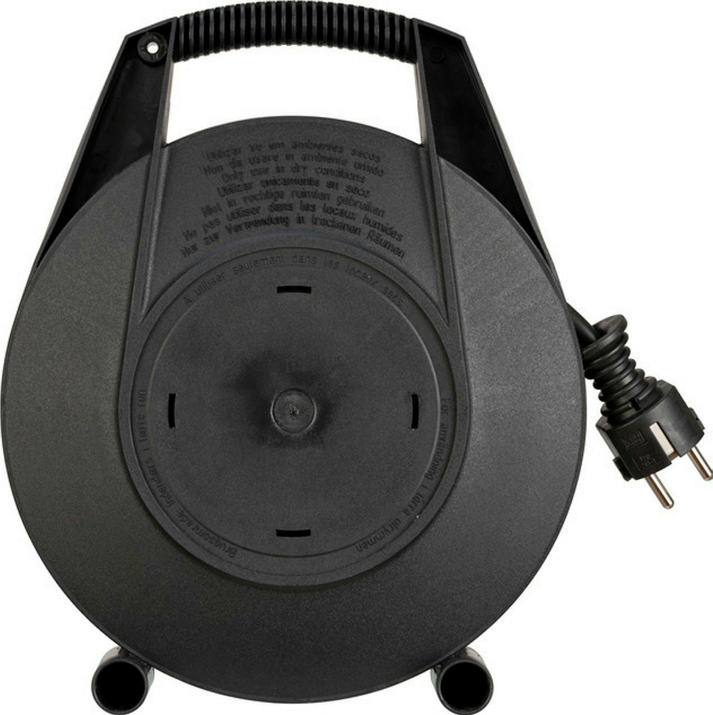 Vario-Line VL-L schw.5m H05VV-F3G1.5 Duo-S-System, 4-Fach Steckdose
