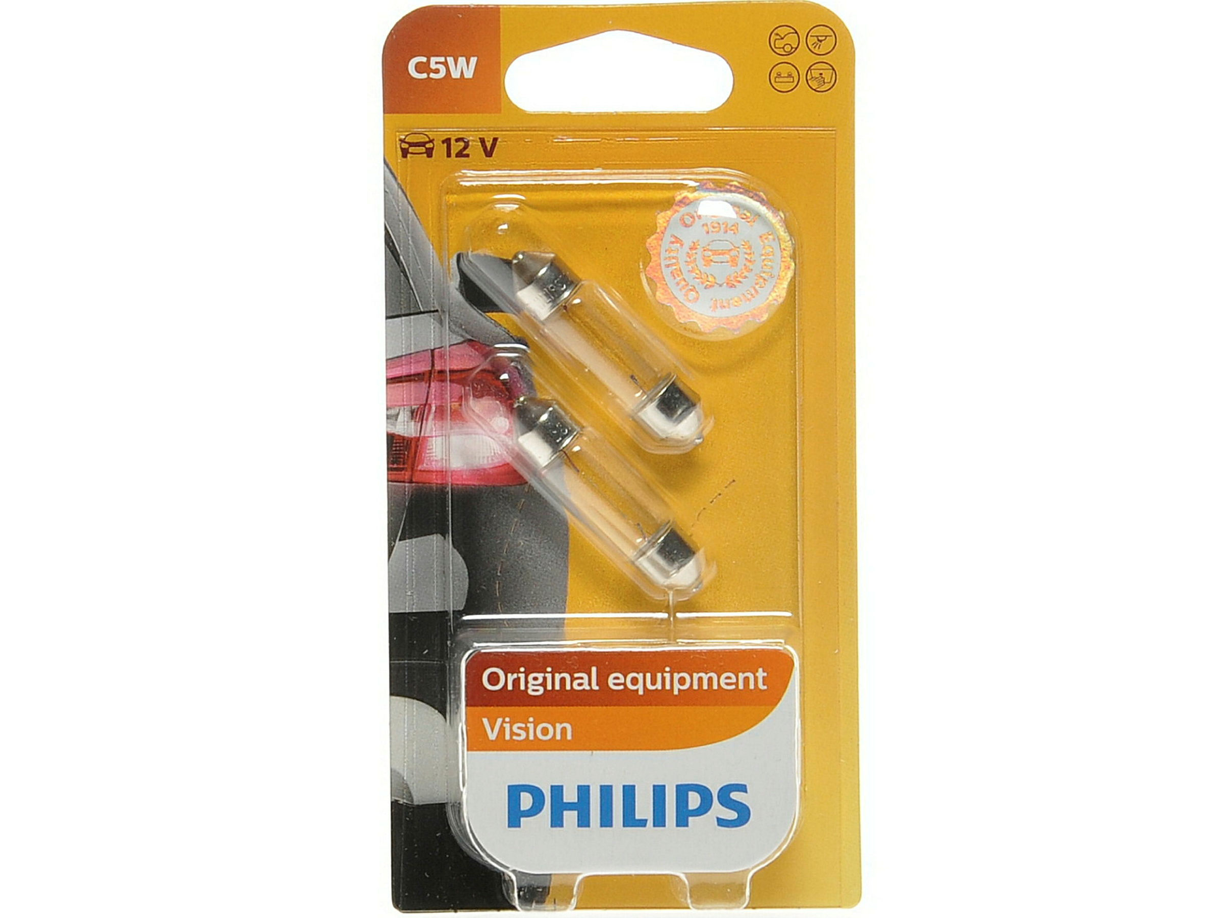 PHILIPS Soffitten 12 V/5 W S8,5 2er Blister