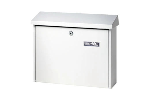 Briefkasten Stahl-lackiert Journal 5867 W weiss