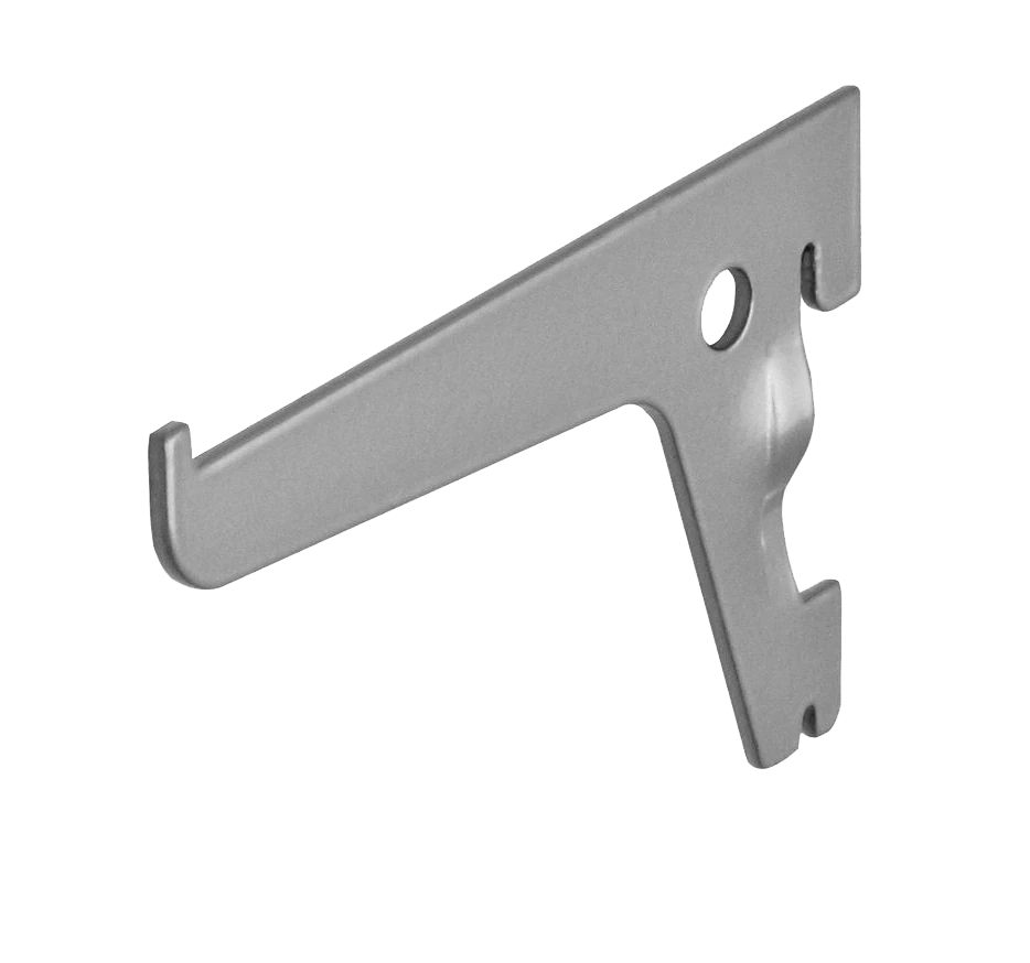 Träger 1-reihig 100 mm silber