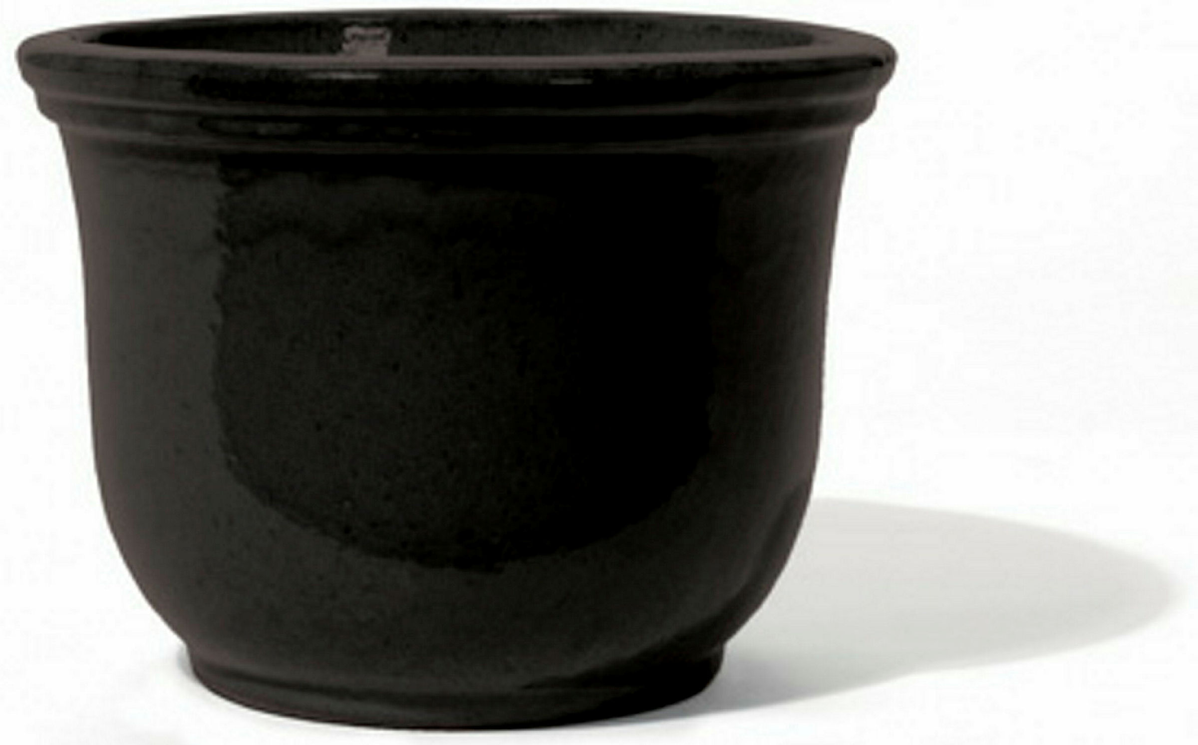 Lage black 20 cm Steingut glasiert