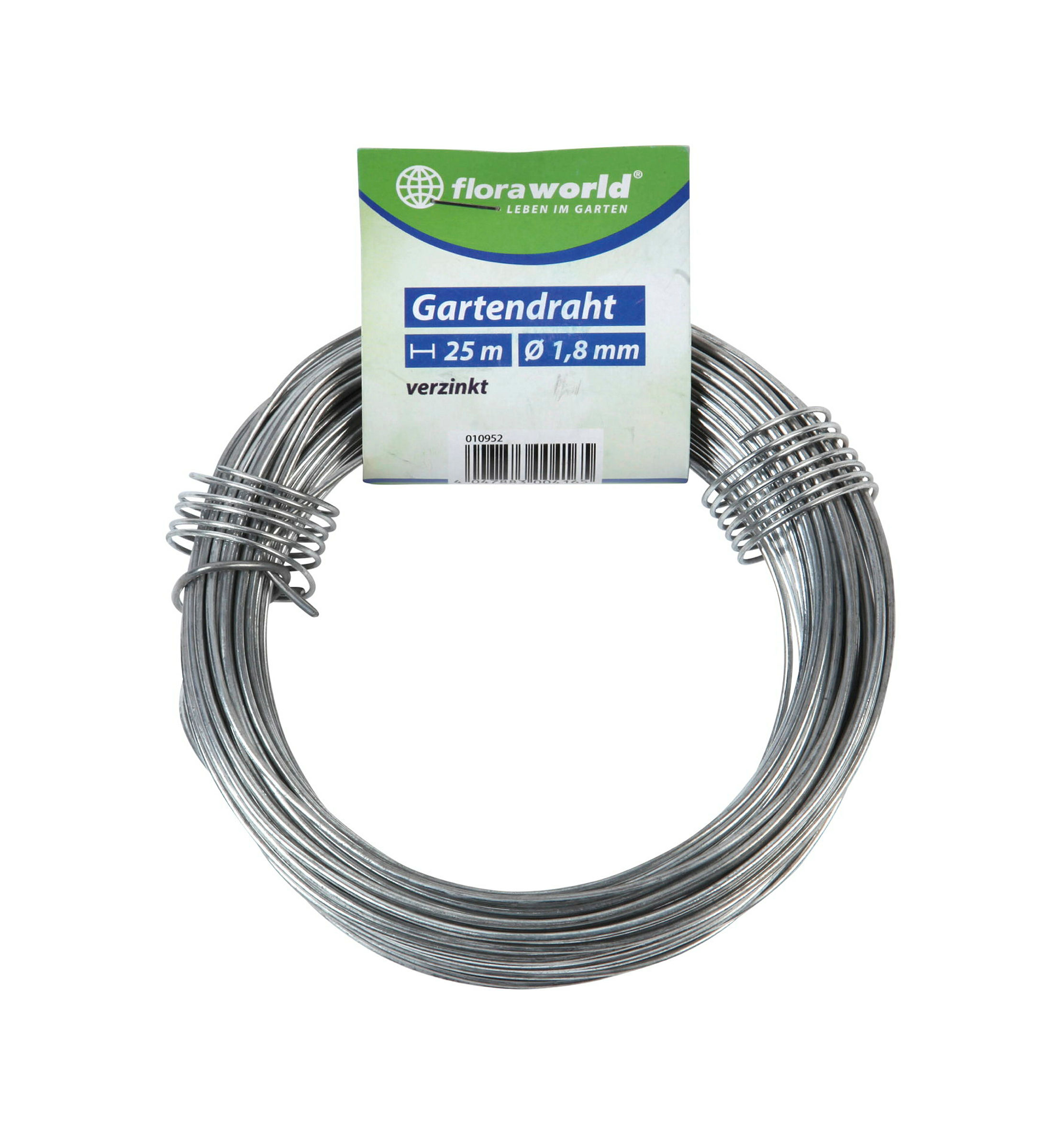 Gartendraht Classic, Ø 1,8 mm, L: 25 m, verzinkt