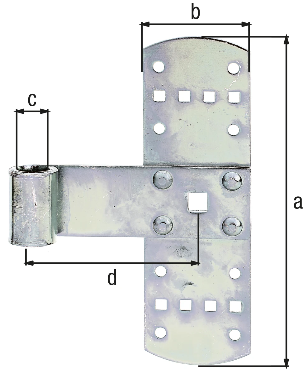 Kreuzband Ø13/160x50 verzinkt