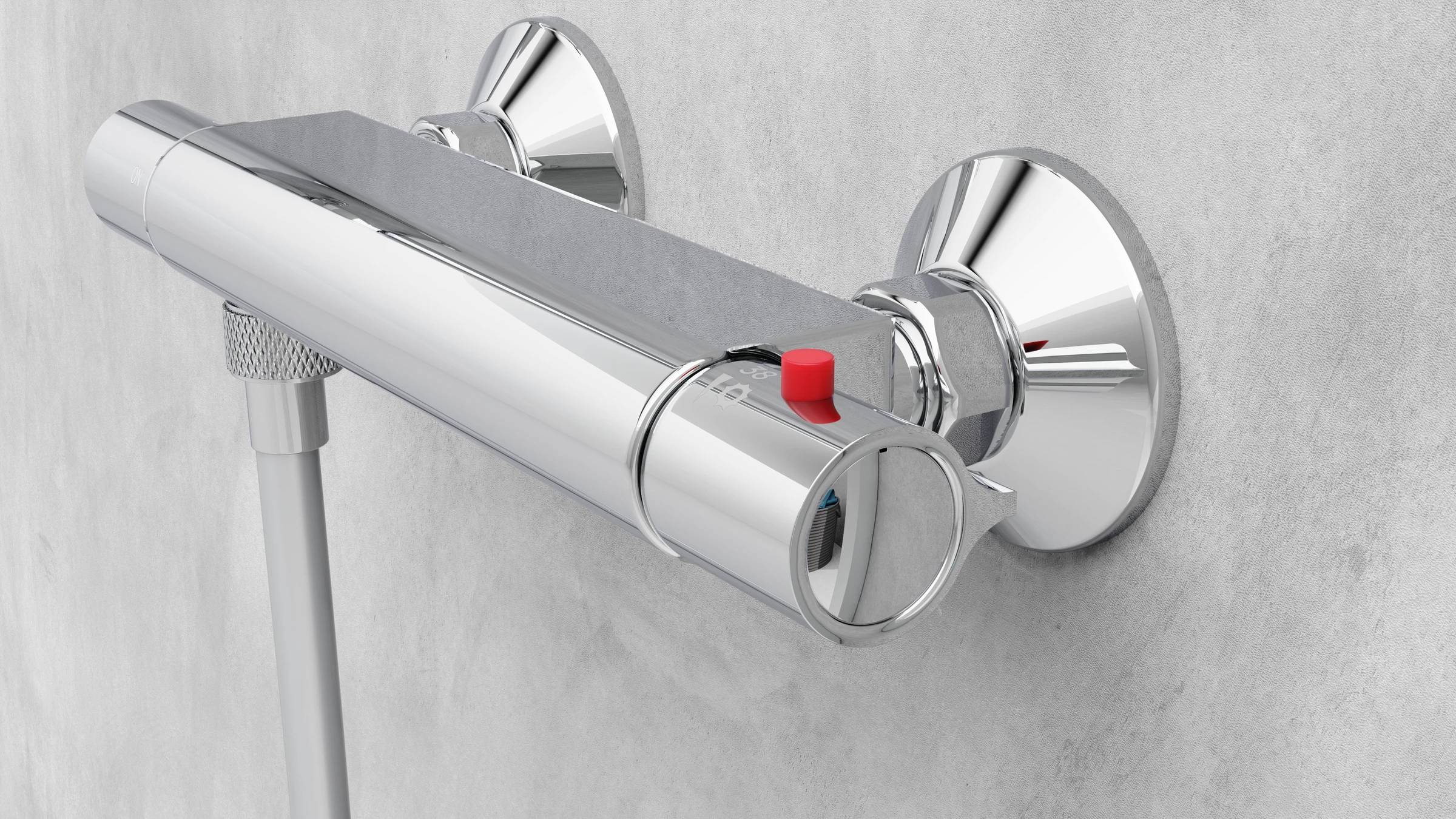 VICO Thermostat Duscharmatur, Chrom