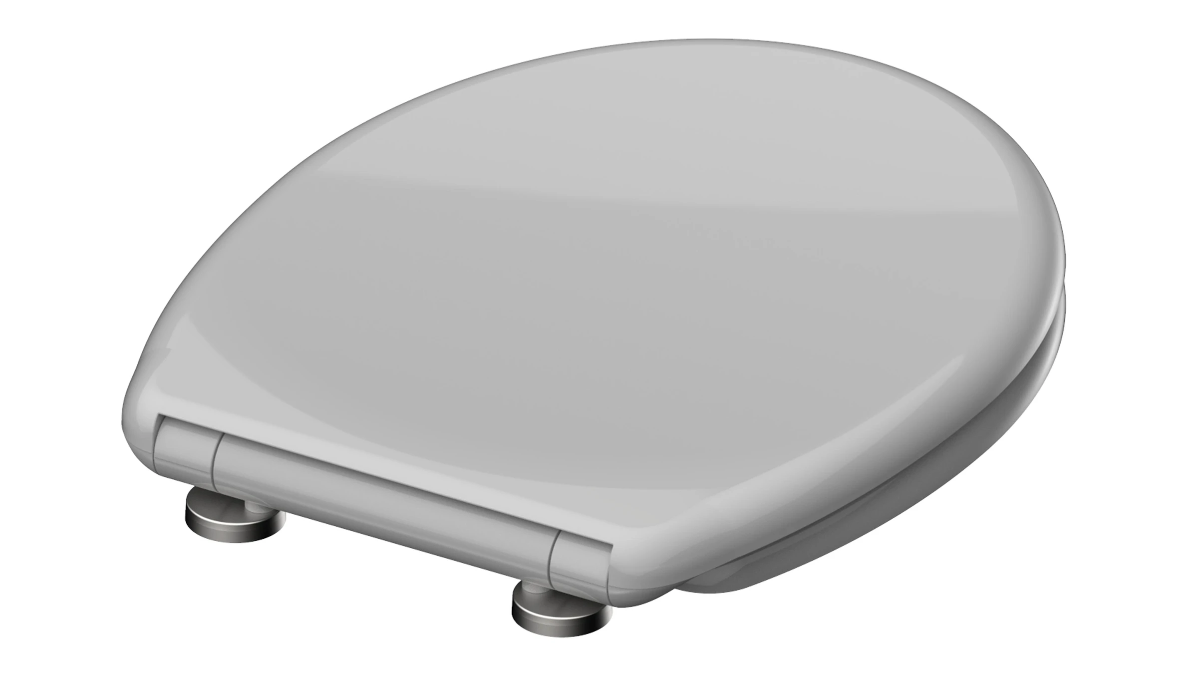 Duroplast WC-Sitz GREY, mit Absenkautomatik und Schnellverschluss