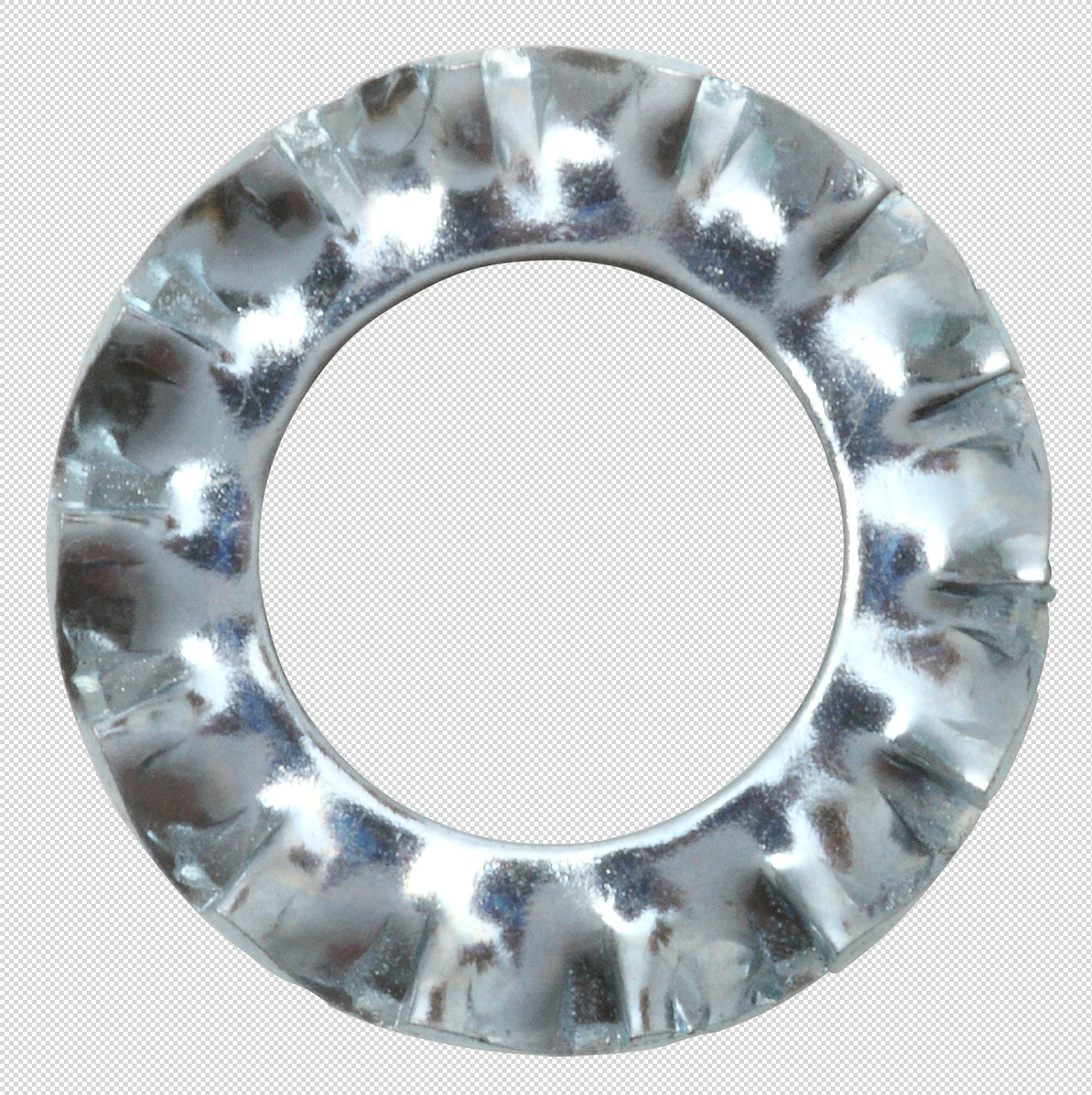 Fächerscheibe außengezahnt 5 mm, vz, DIN 6798
