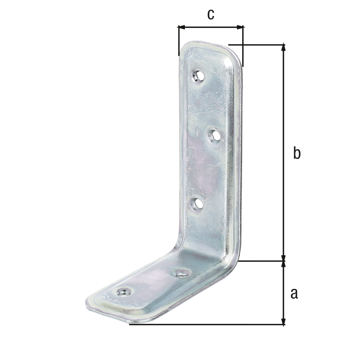 Stützwinkel 80x120x40 verzinkt