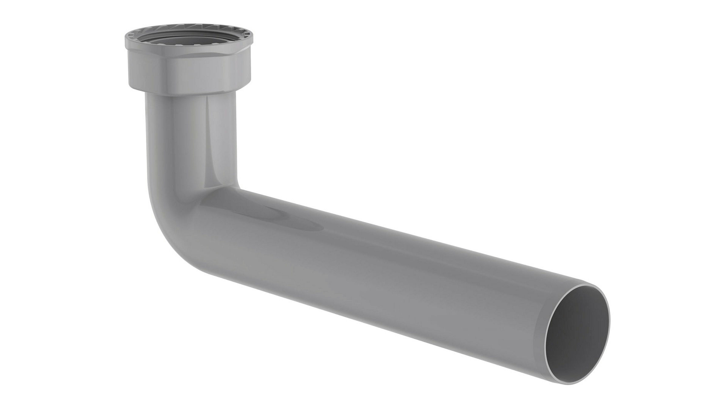 ECO-SAVE KS Abgangsbogen, Grau, 1 1/2''IG x 235 mm x 40 mm