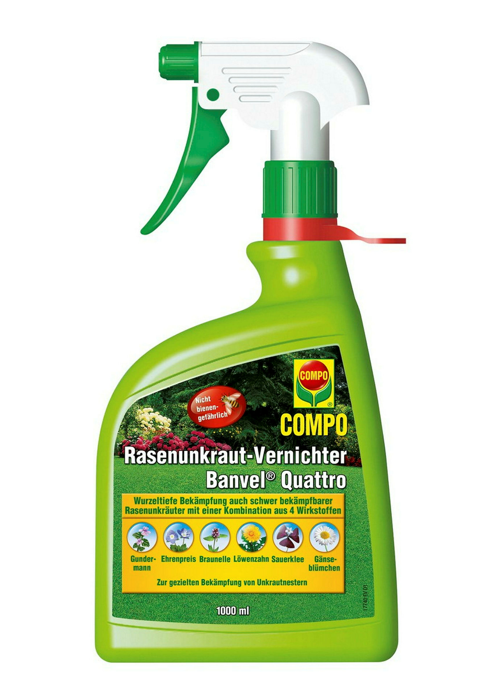 COMPO RasenunkrautvernichterBanvel Quattro AF, 1 L