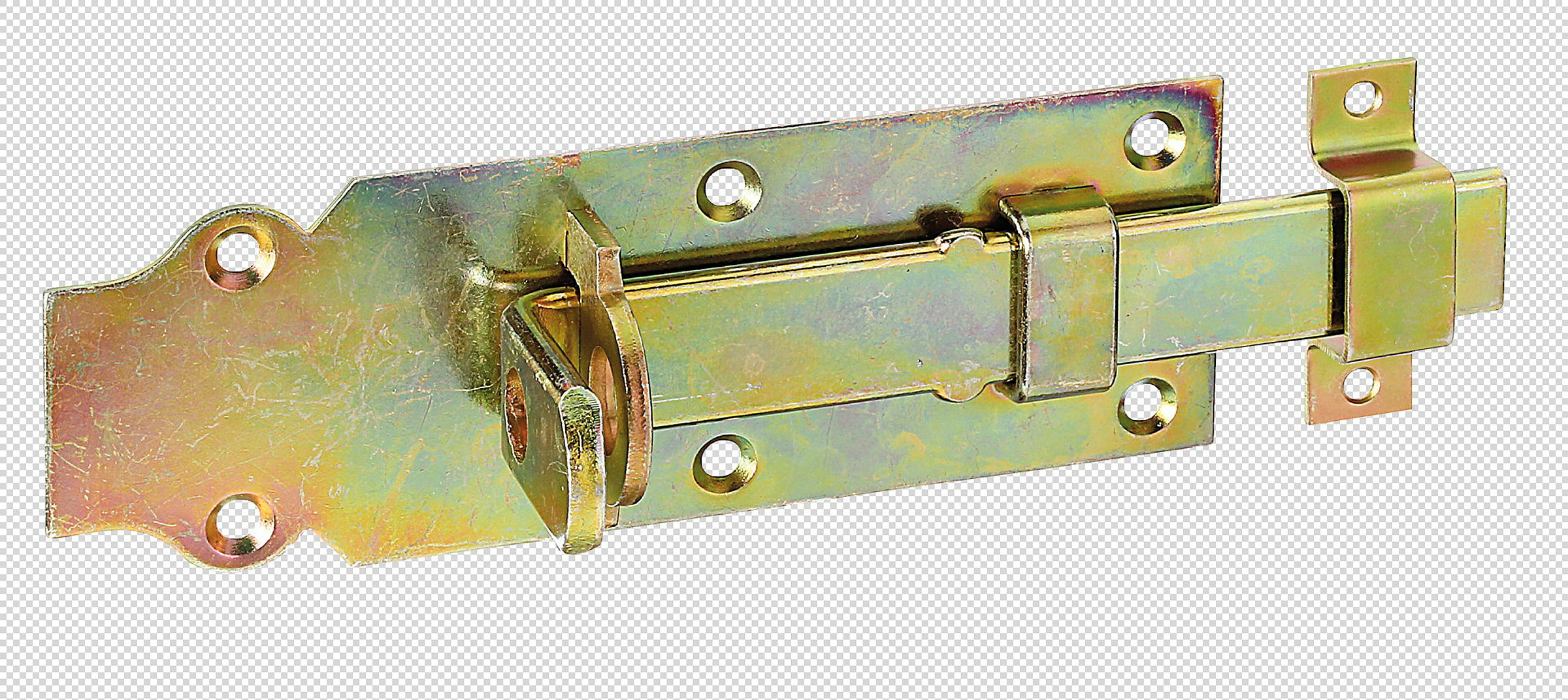 Schlossriegel mit flachem Griff 160x56 verzinkt