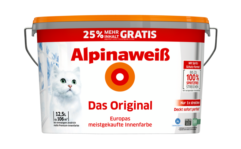 Alpinaweiß Das Original 12,5L 25 %gratis