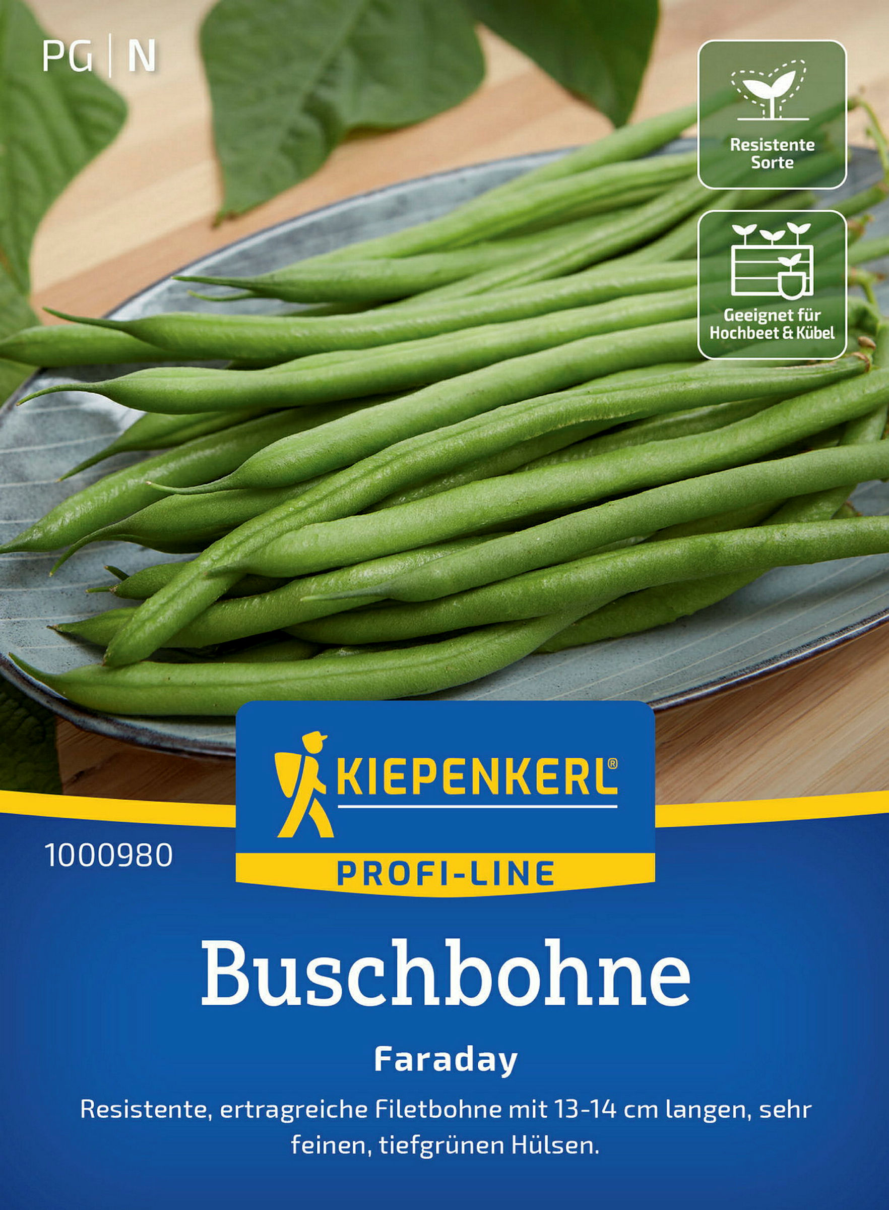 Kiepenkerl Buschbohne Faraday