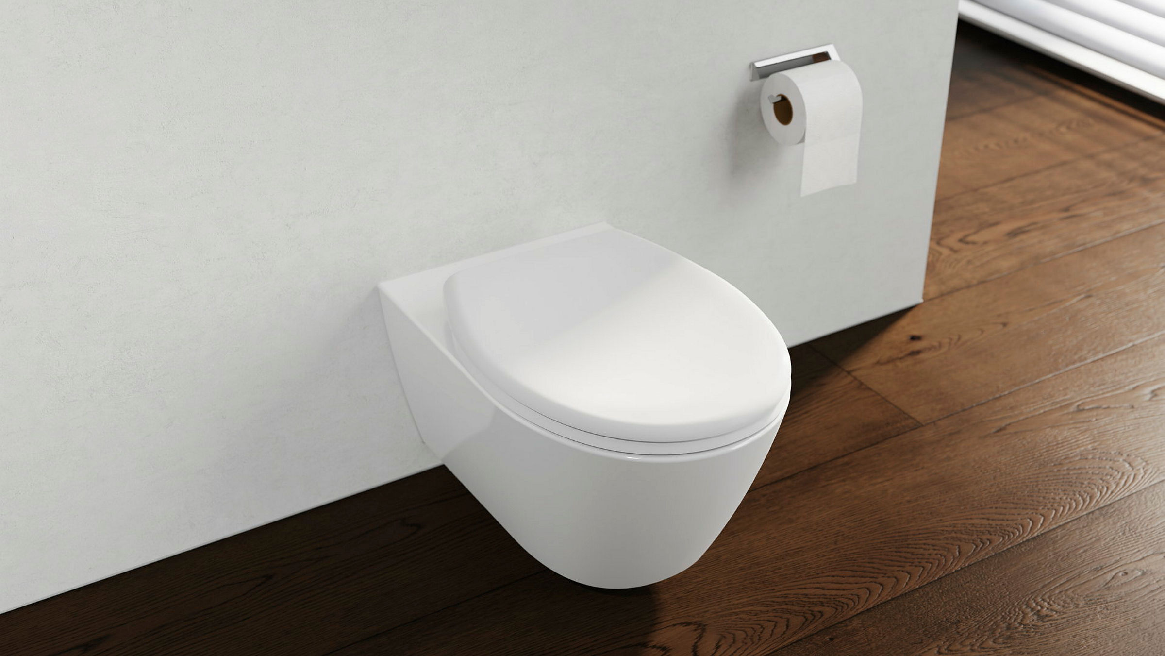 Duroplast WC-Sitz WHITE, mit Absenkautomatik und Schnellverschluss