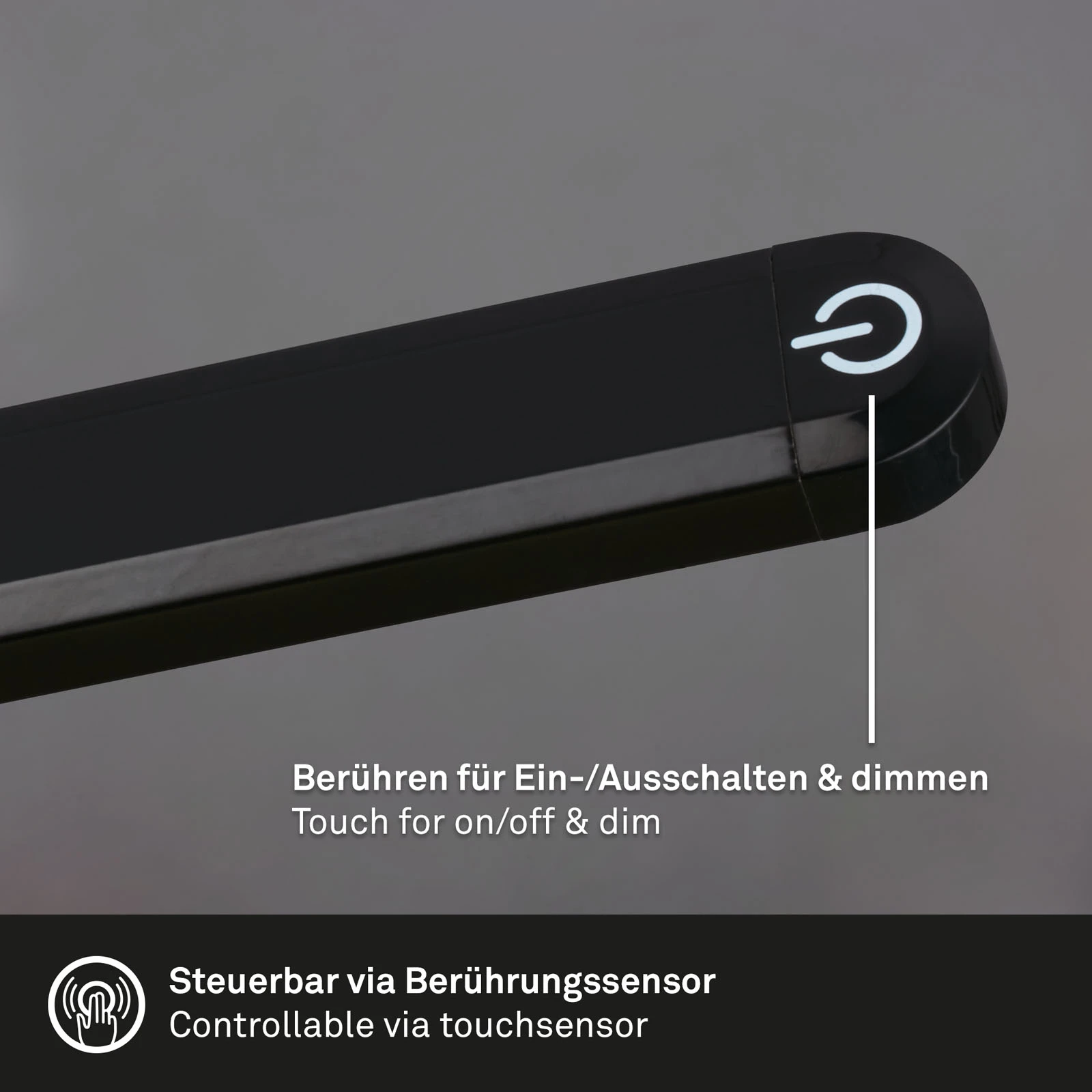 LED Stehleuchte, schwarz, 1xLED-Platine/6,5W
