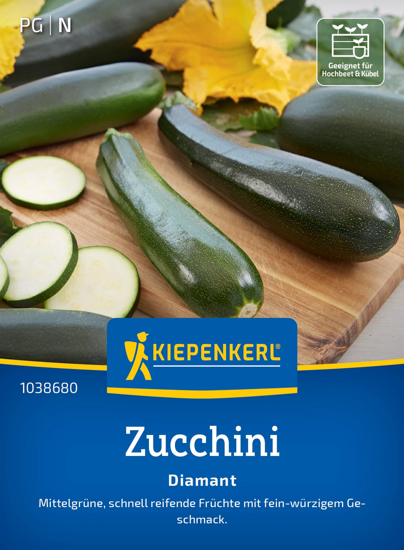 Kiepenkerl Zucchini Diamant, F1
