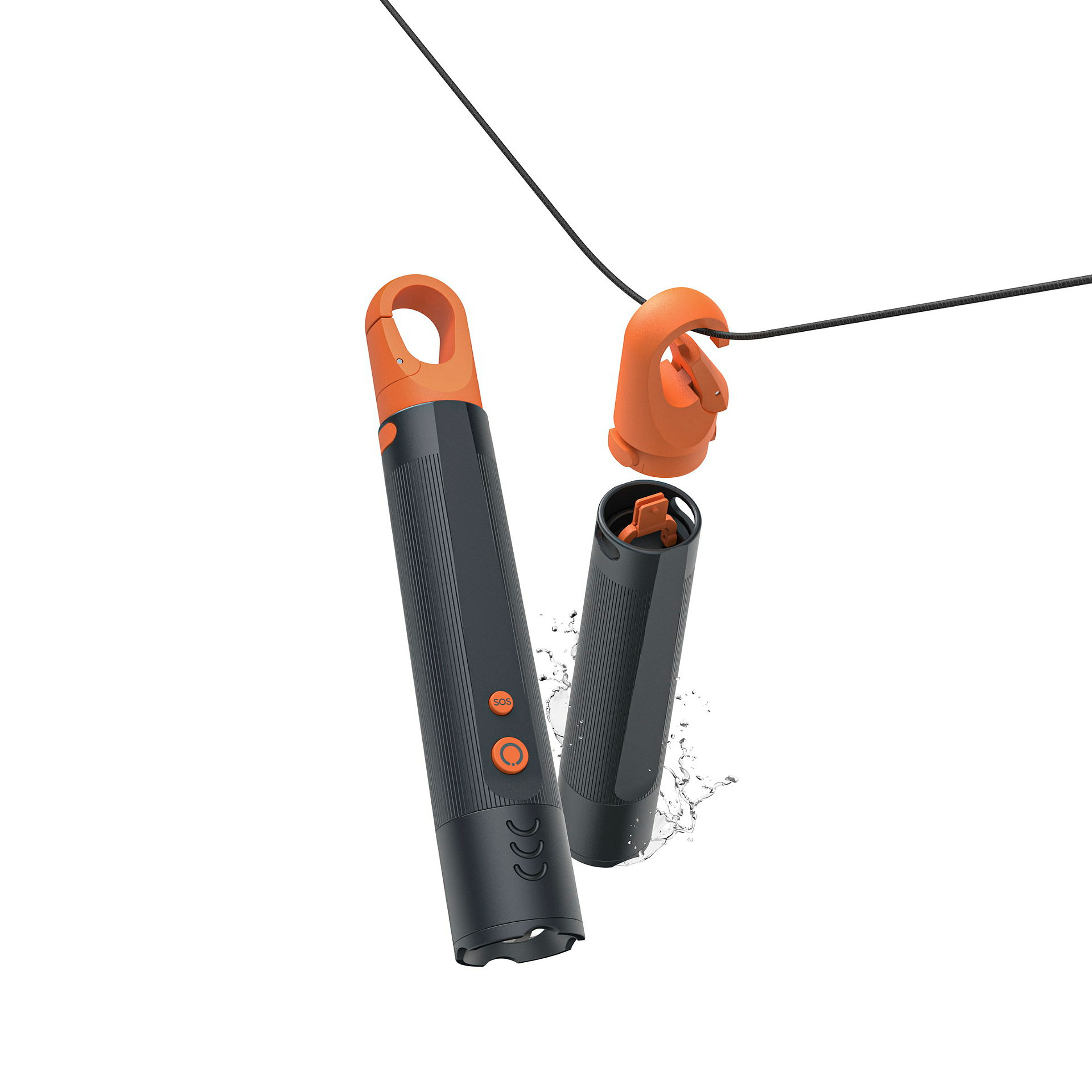 Hama LED-Taschenlampe ''FLX350'', Batterien, stoßfest, Aluminium
