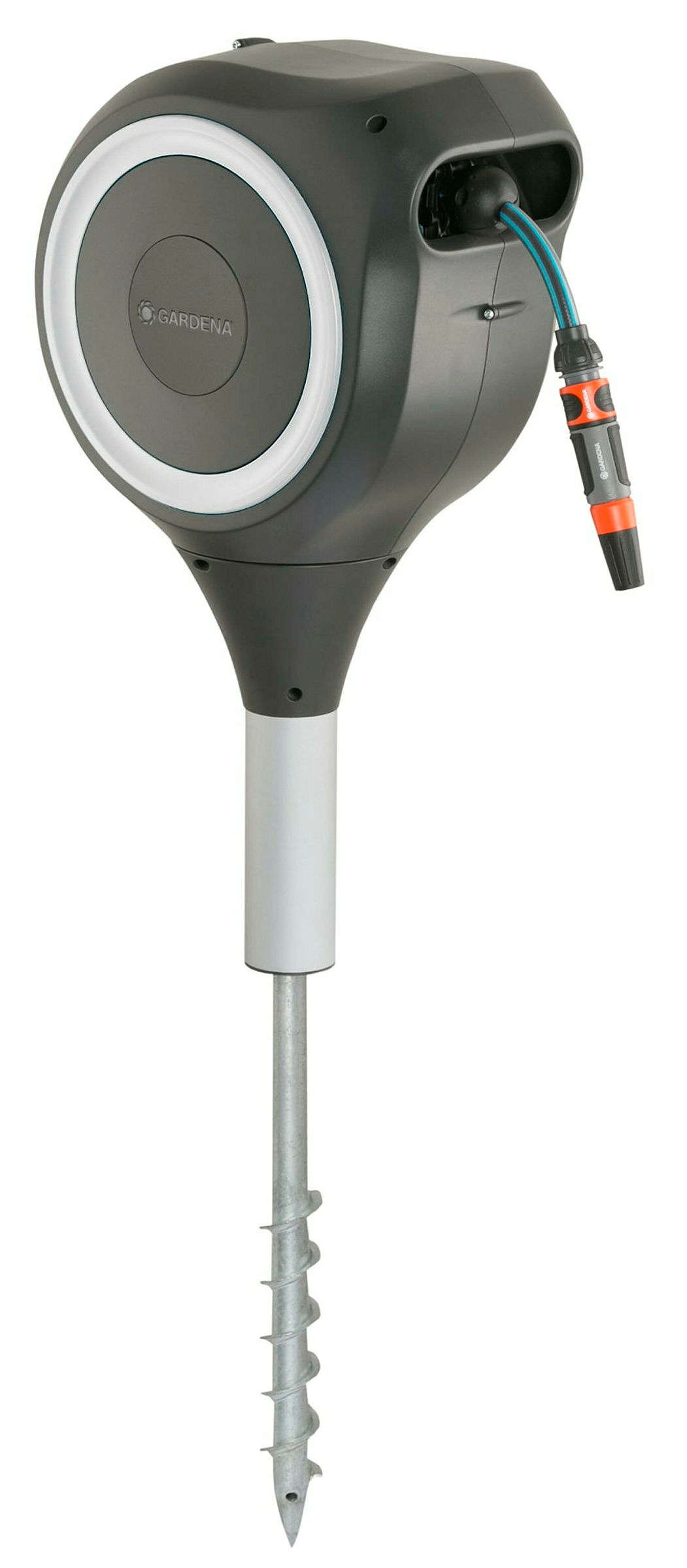 Garten-Schlauchbox RollUp S (weiß) 15 m