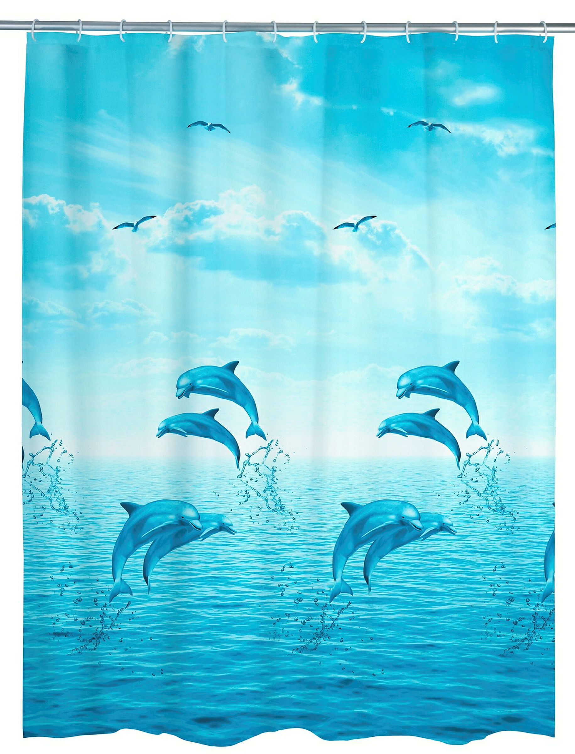 Duschvorhang 180x200 cm Dolphin, PEVA