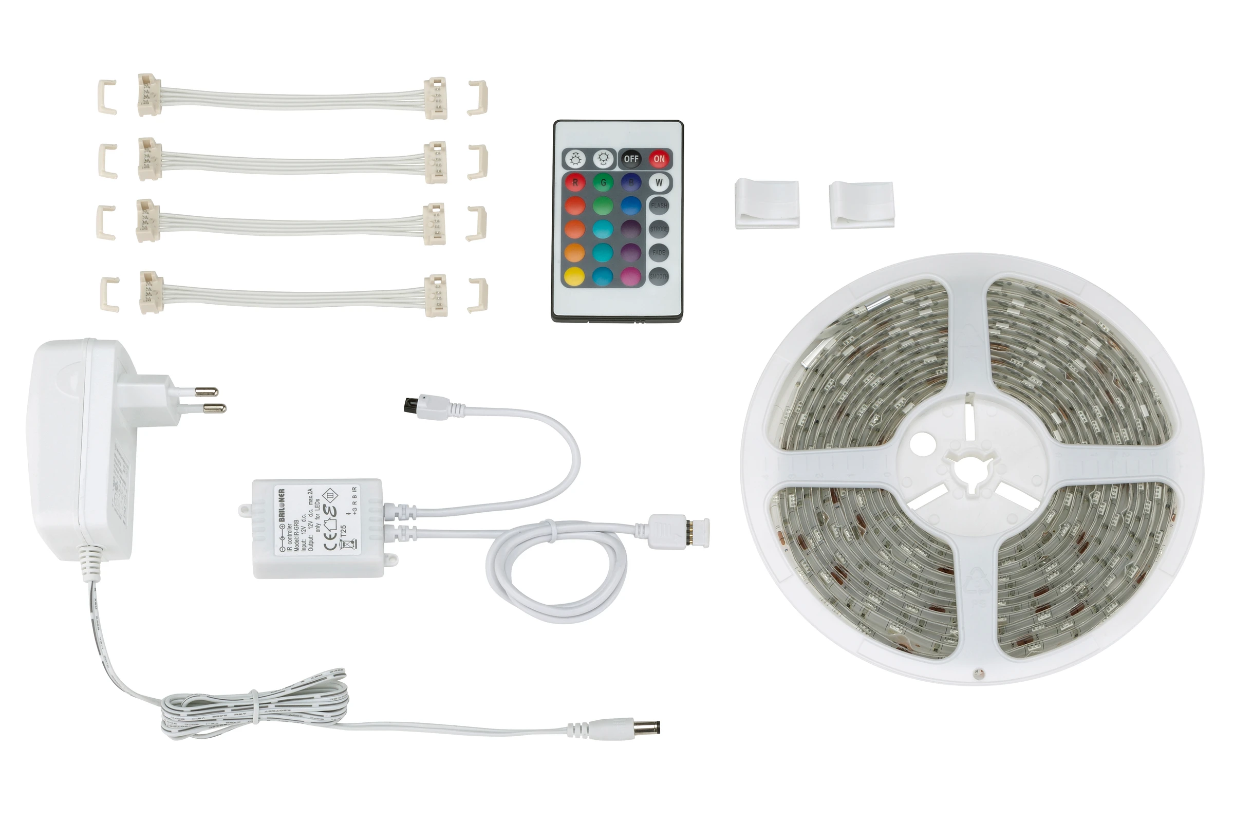 RGB-LED Flexband, weiß, 150xRGB-LED/0,12W