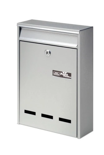 Briefkasten Stahl-lackiert Pocket 5871 Si silber