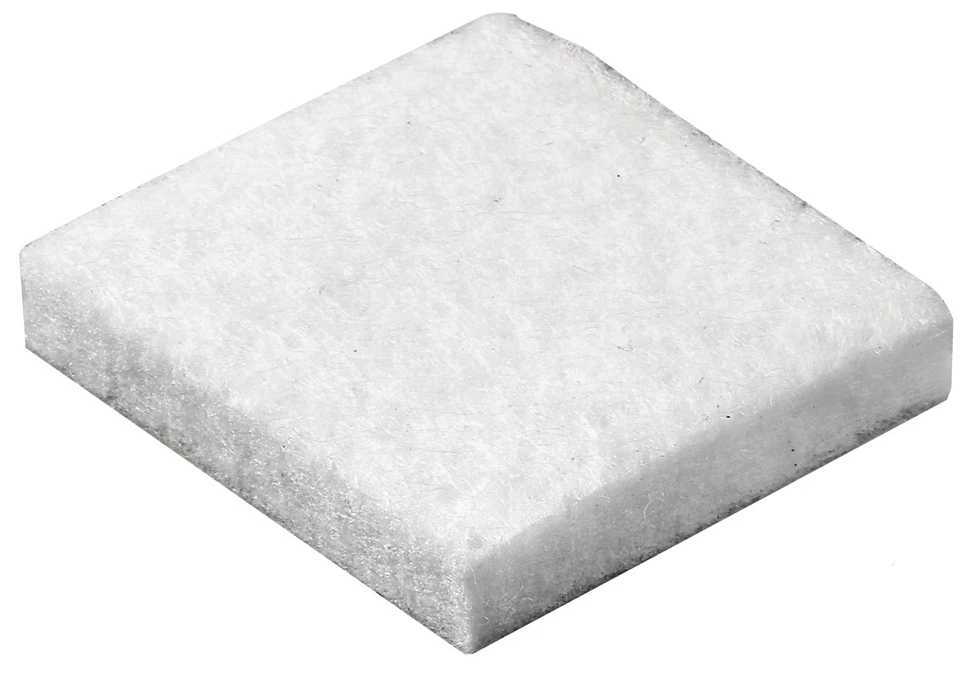 Filzgleiter 25x25mm selbstkleb weiß, 50 Stück