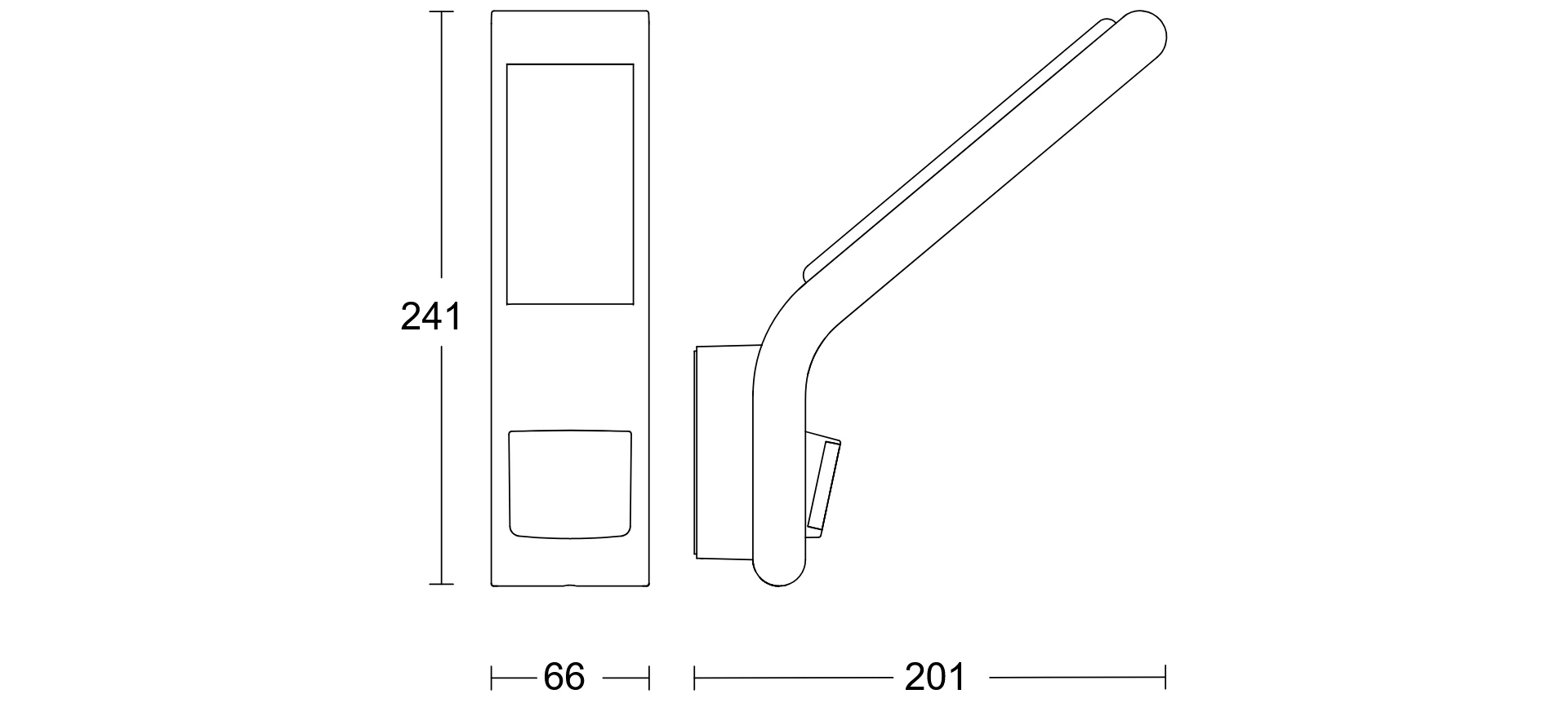 Sensor Strahler Xled Home slim anthrazit