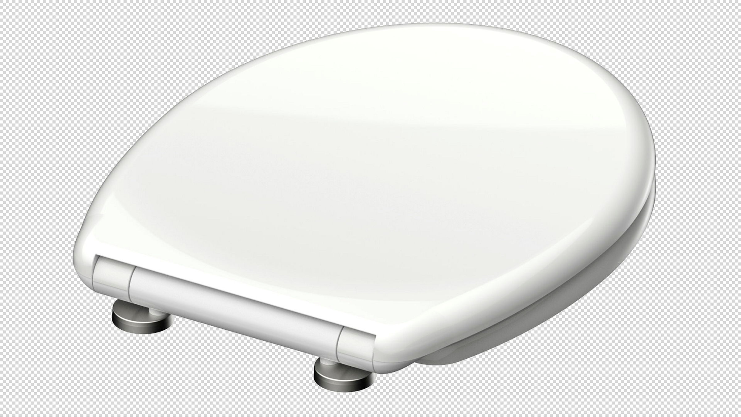 Duroplast WC-Sitz WHITE, mit Absenkautomatik und Schnellverschluss