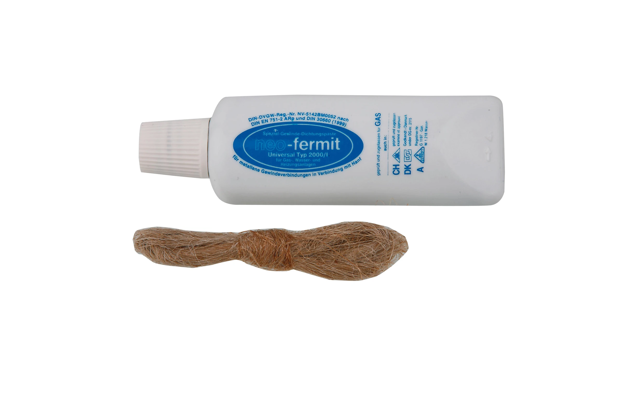 Gewinde-Dichtungs-Set, Hanf 7 g / Neo-FERMIT 40 g