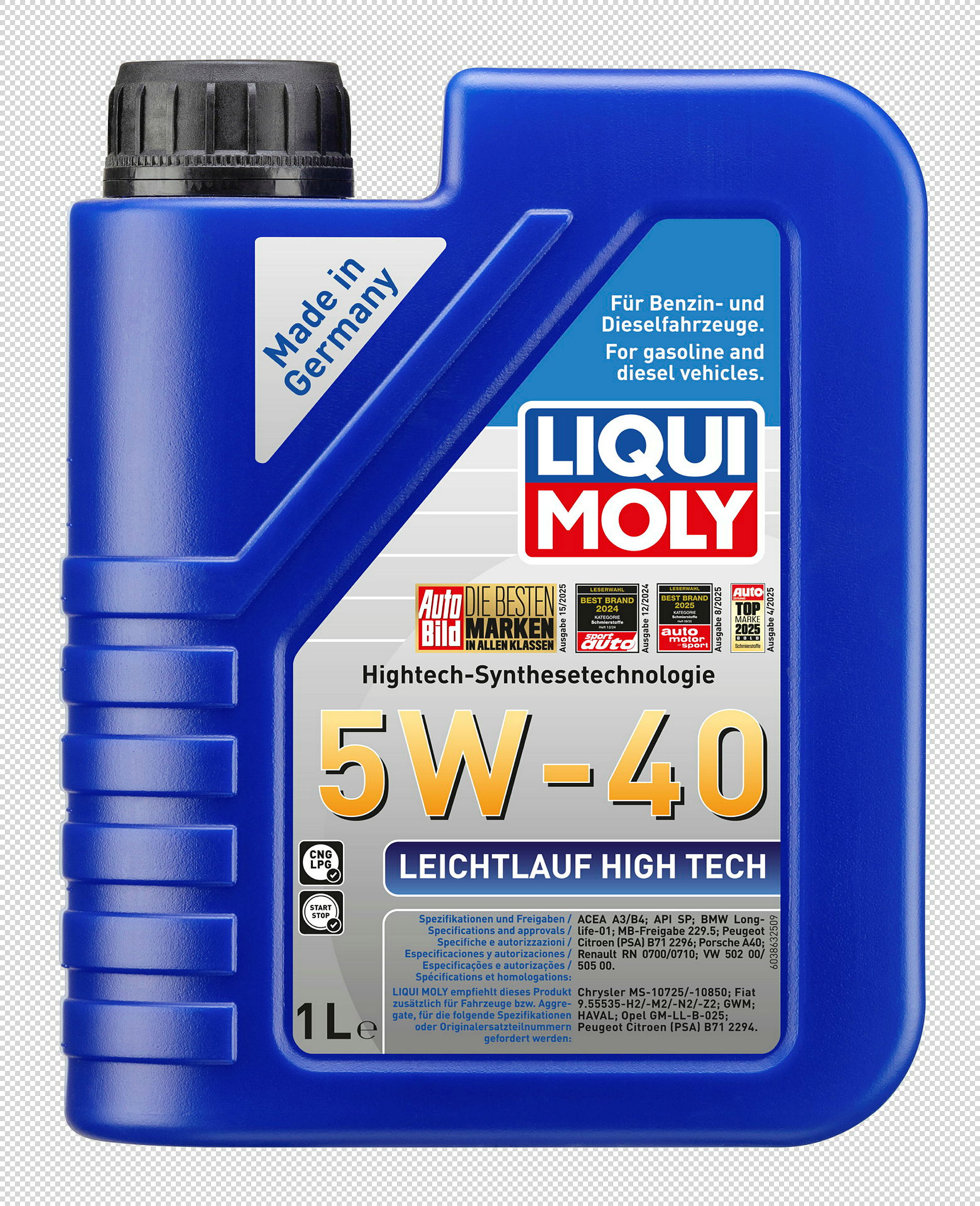 Leichtl.Motoröl HighTech 5W-40