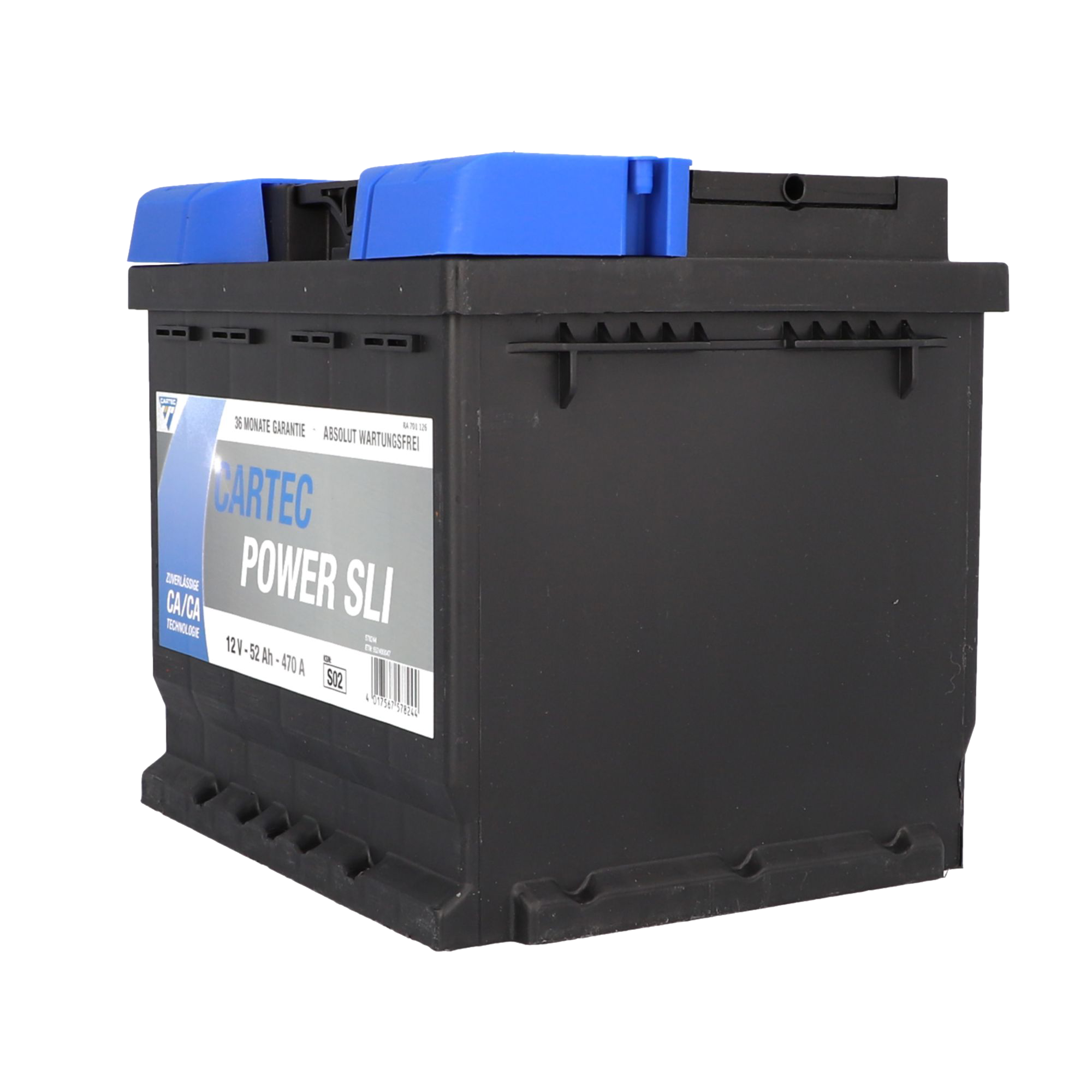 POWER SLI Starterbatterie 52 AH / 470 A