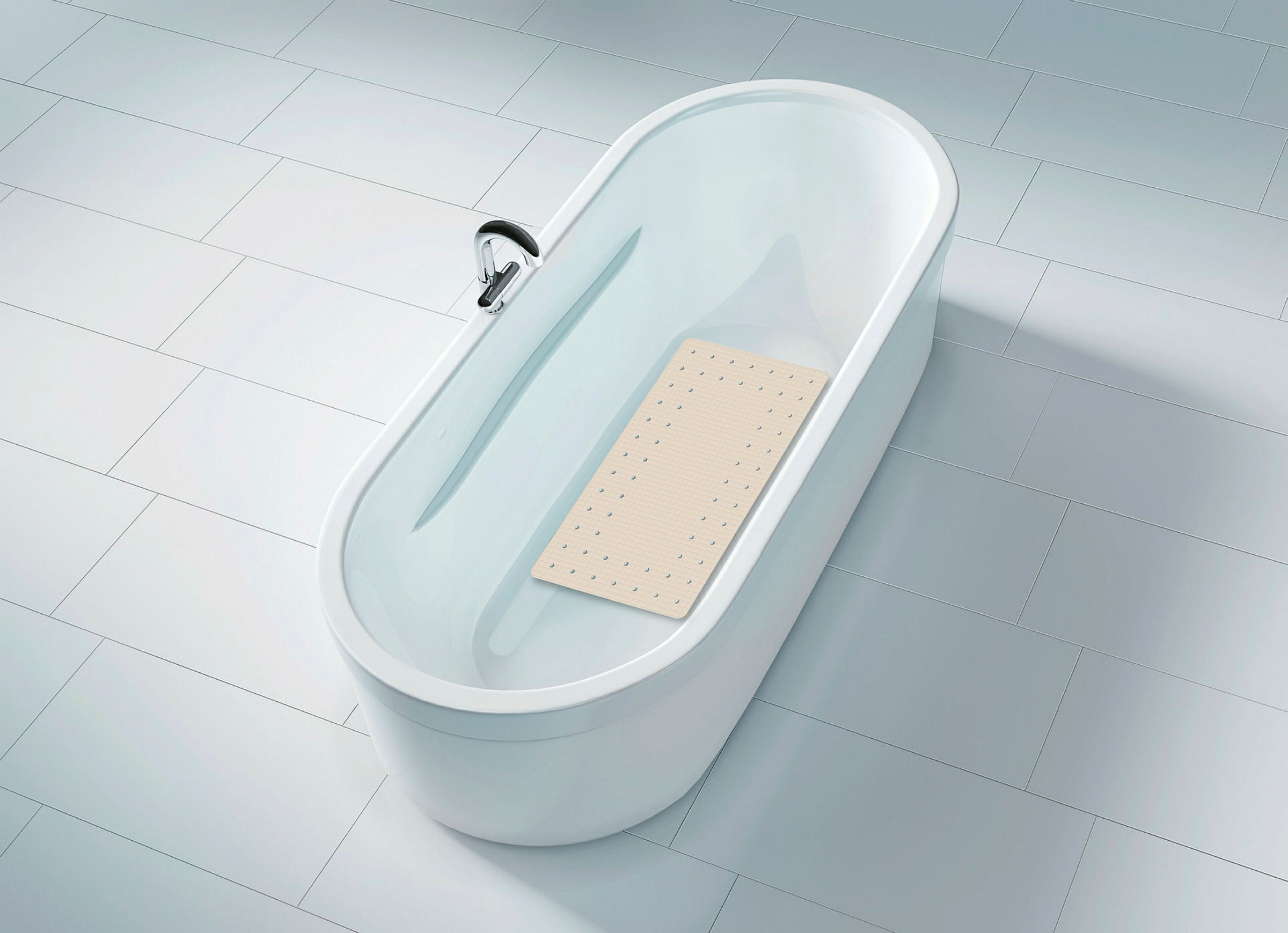 Wanneneinlage Mirasol 69x39 cm, beige