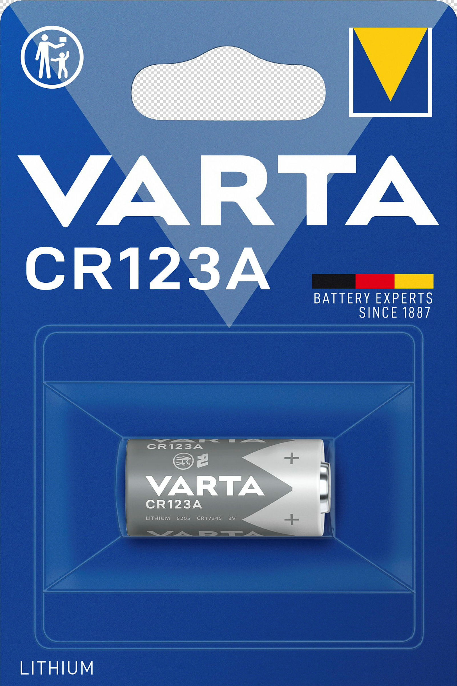 VARTA Professional Lithium CR123A Blister 1