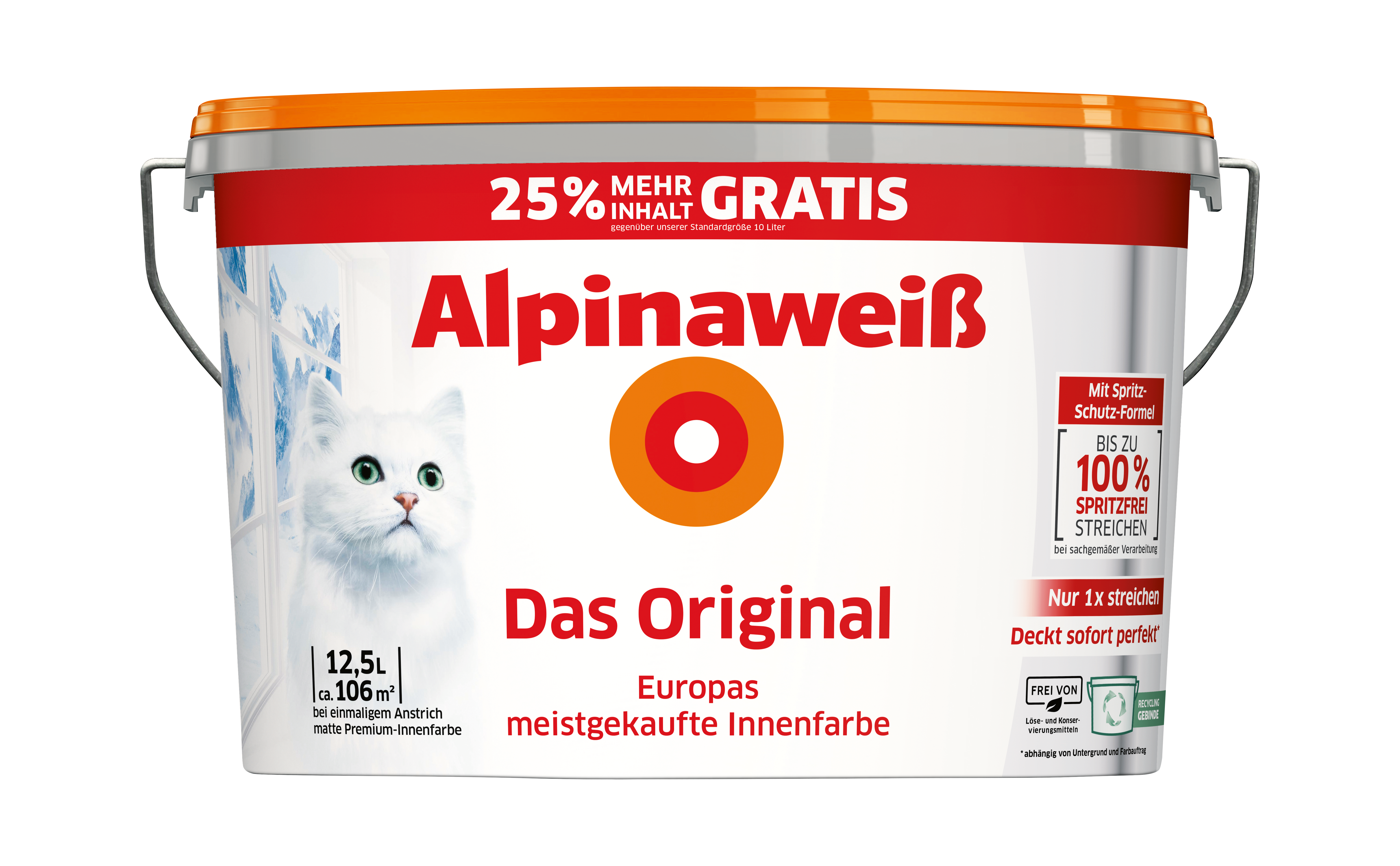 Alpinaweiß Das Original 12,5L 25 %gratis