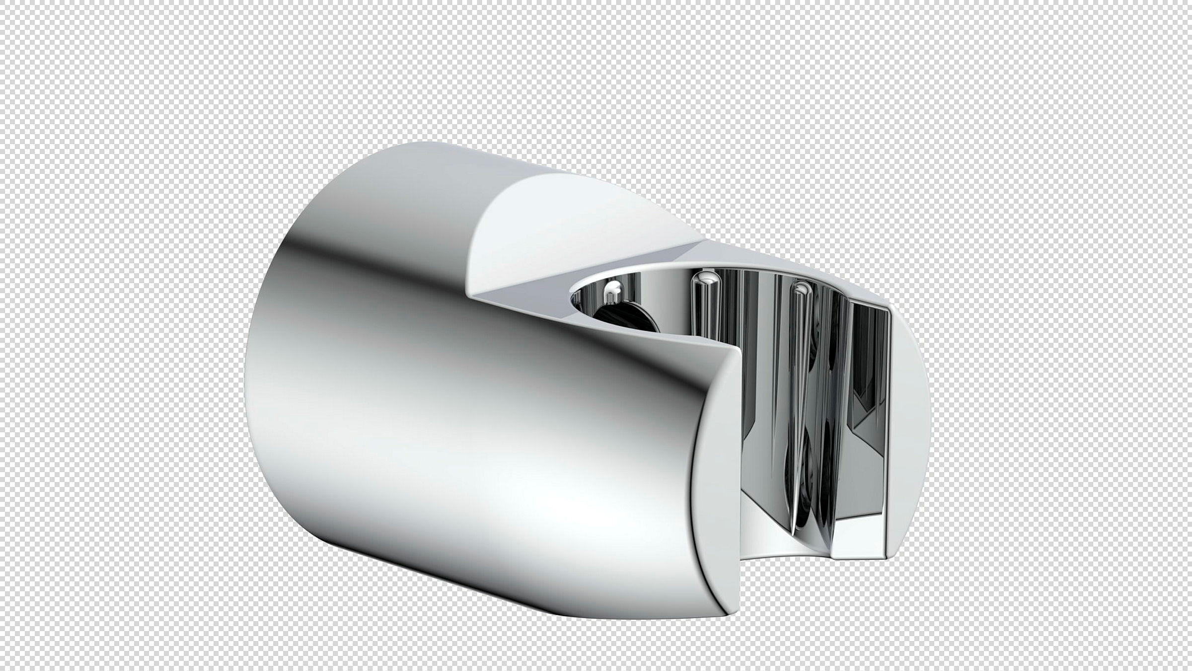 Brausehalter, Chrom, für Wandmontage