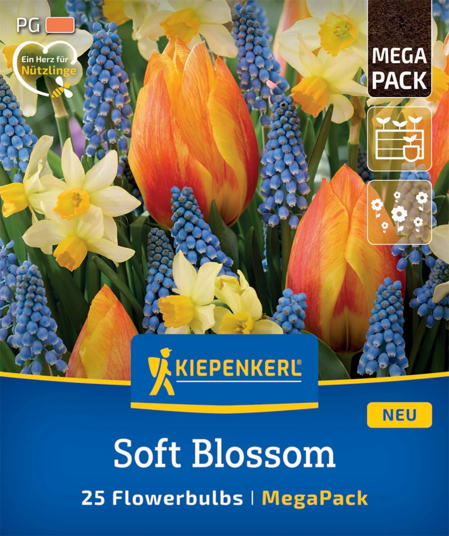 Mega-Pack Blumenzwiebelmischung Soft Blossom Mix