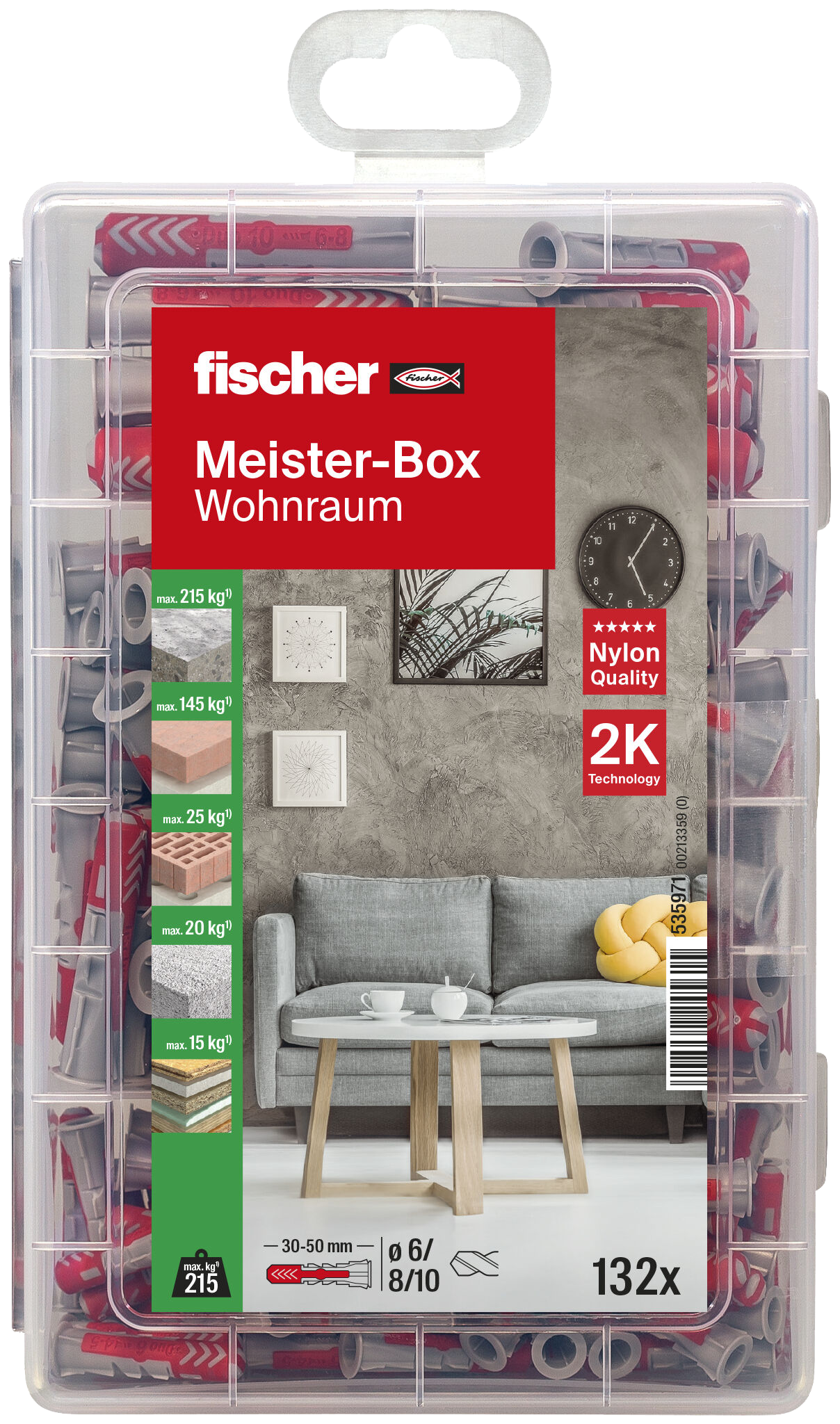 fischer Meister-Box Wohnraum, 132-tlg.