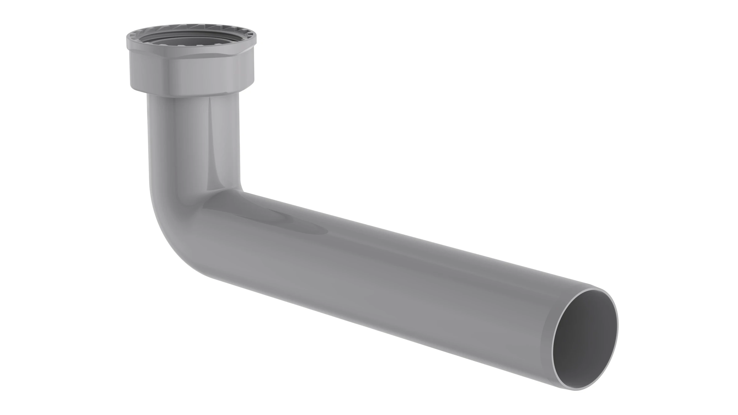 ECO-SAVE KS Abgangsbogen, Grau, 1 1/2''IG x 235 mm x 40 mm