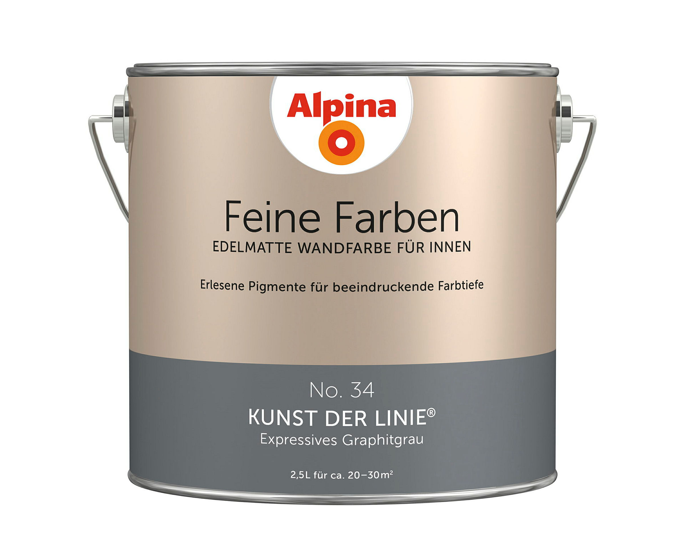 Alpina Feine Farben No. 34 Kunst der Linie® edelmatt 2,5 Liter