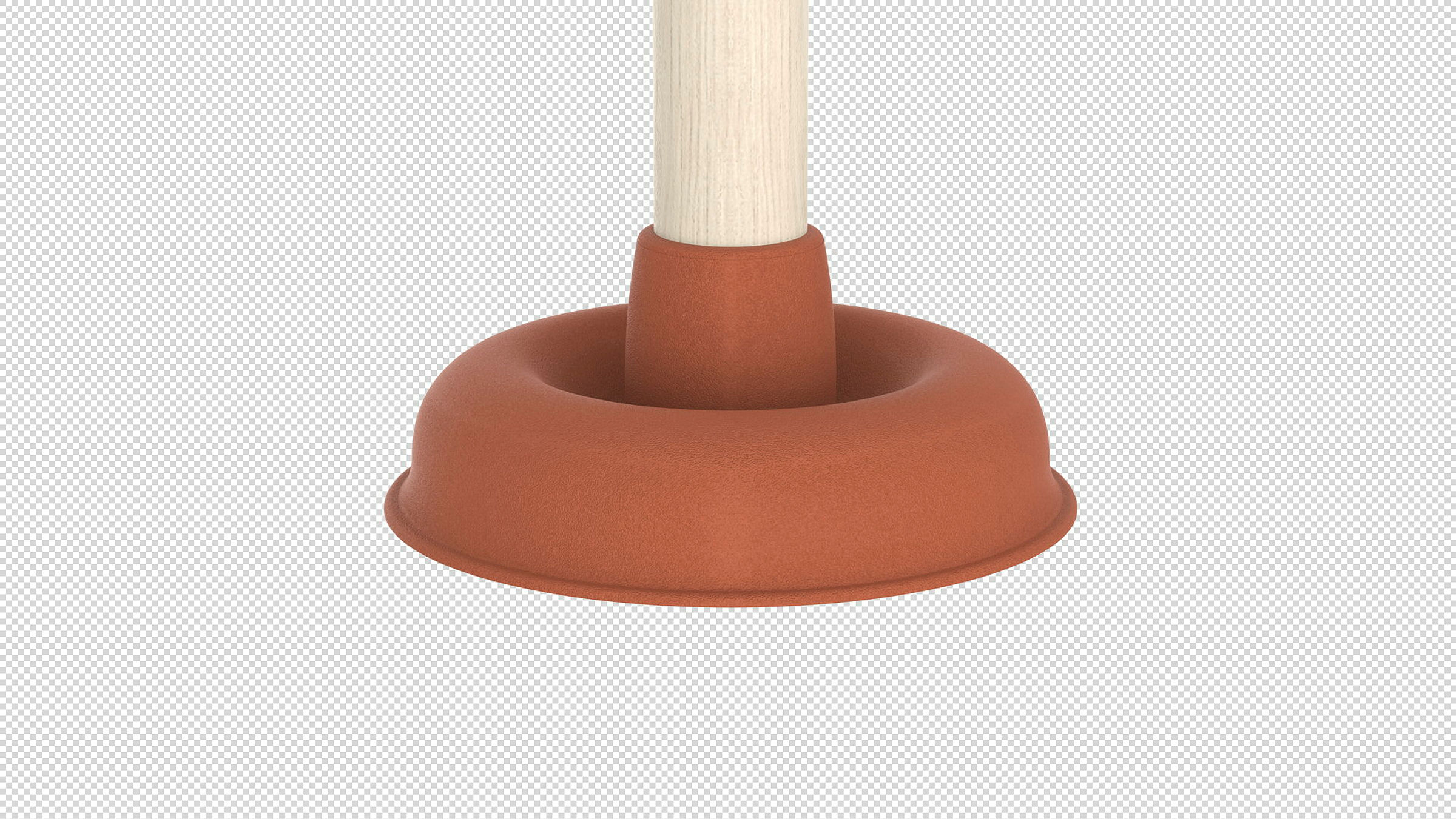 Ausgussreiniger, Ø 115 mm, mit Holzgriff