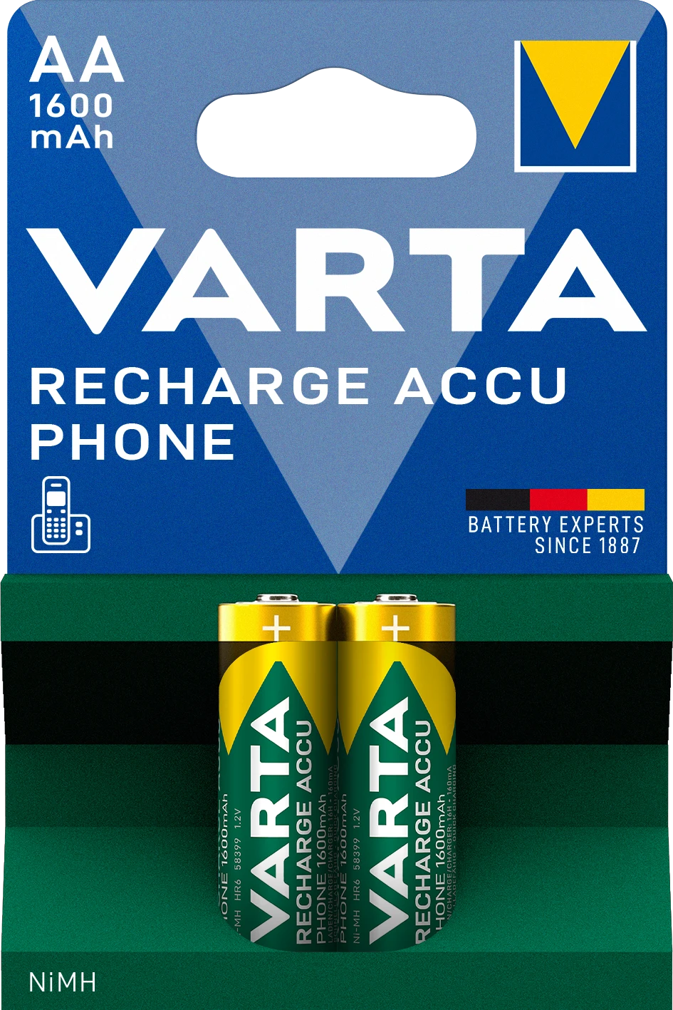 VARTA RECH.ACCU Phone AA 1600mAh Blister 2