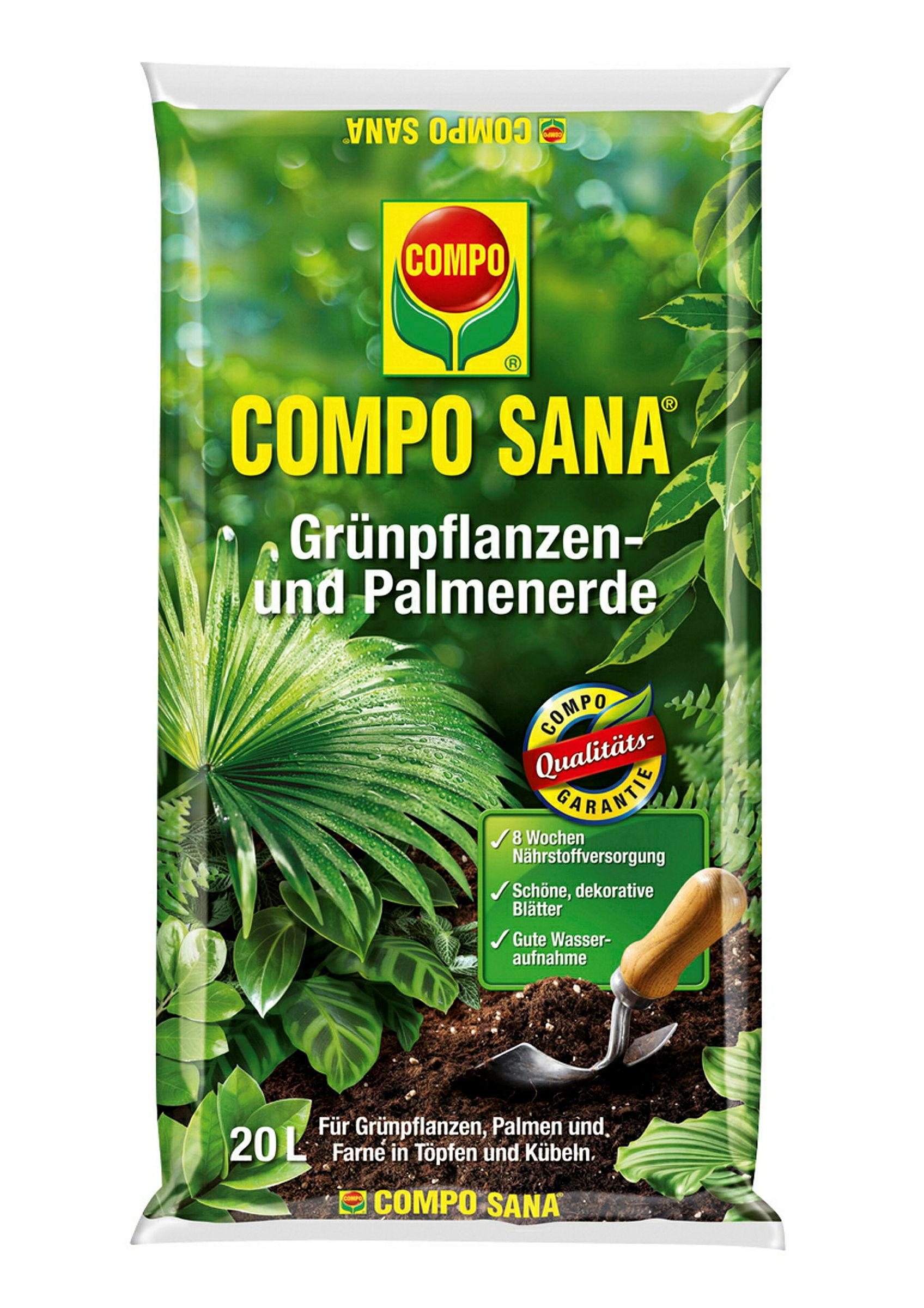 COMPO SANA® Grünpflanzen- u.Palmenerde 20L, 102x20L