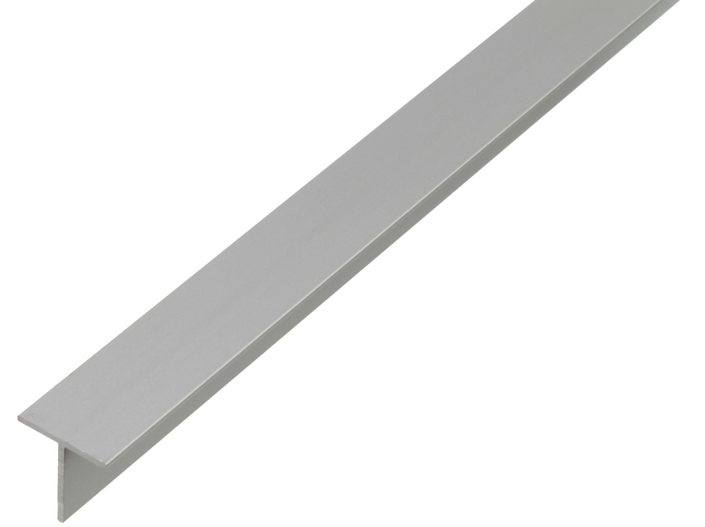 T-Profil 1m20x20 silberfarbig eloxiert