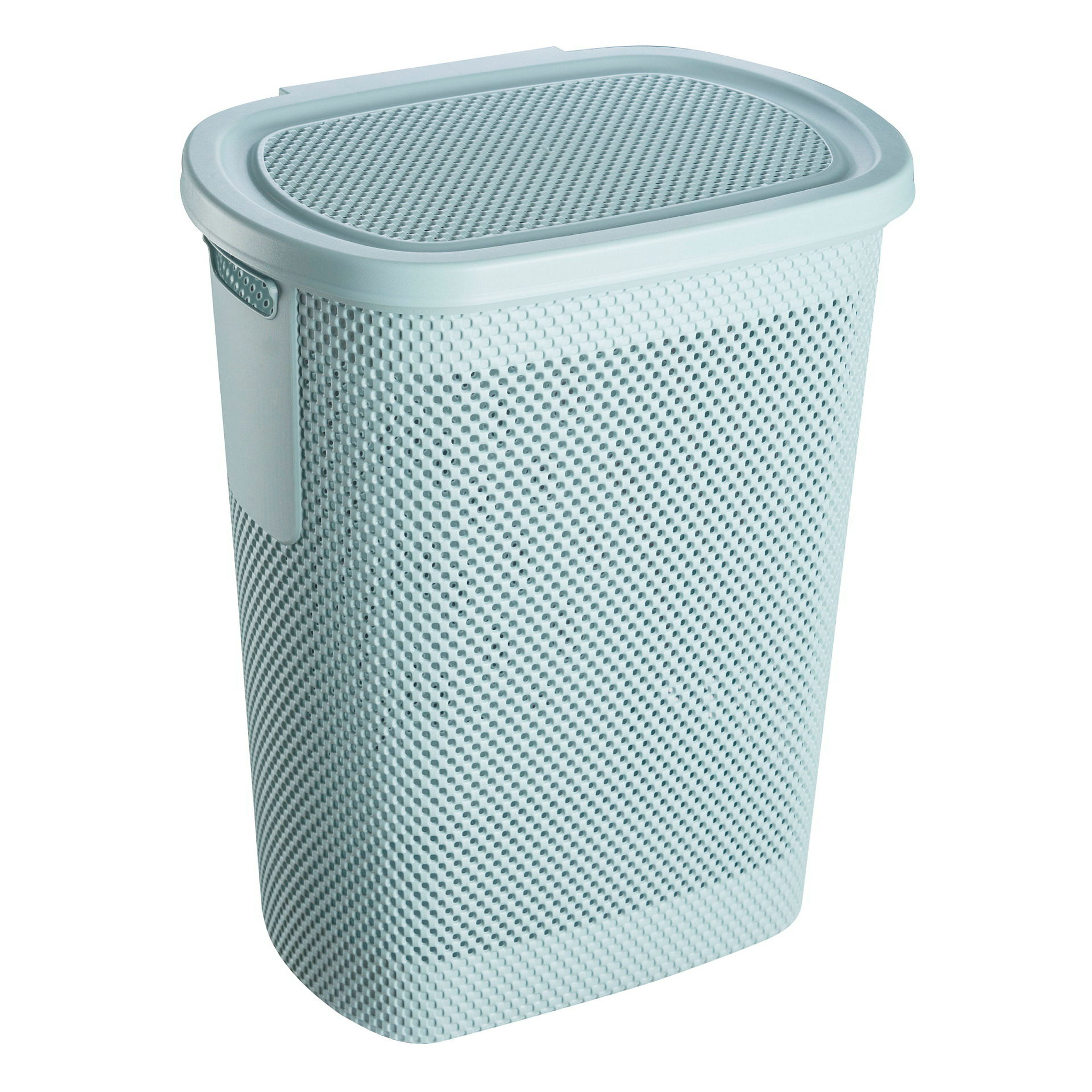 keeeper Wäschebox in Strick-Optik, 47,5 x 36 x 57,5 cm, Arne, Blau
