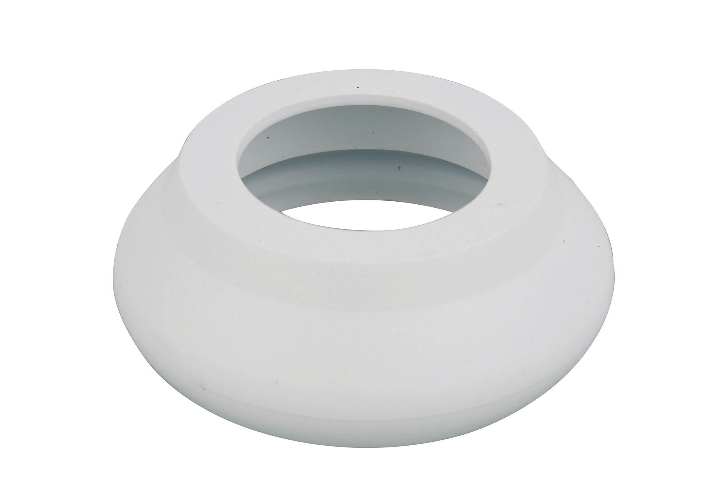 Spülrohrverbinder Porzellanmuffe, Weiß, 40-45 x 48 mm