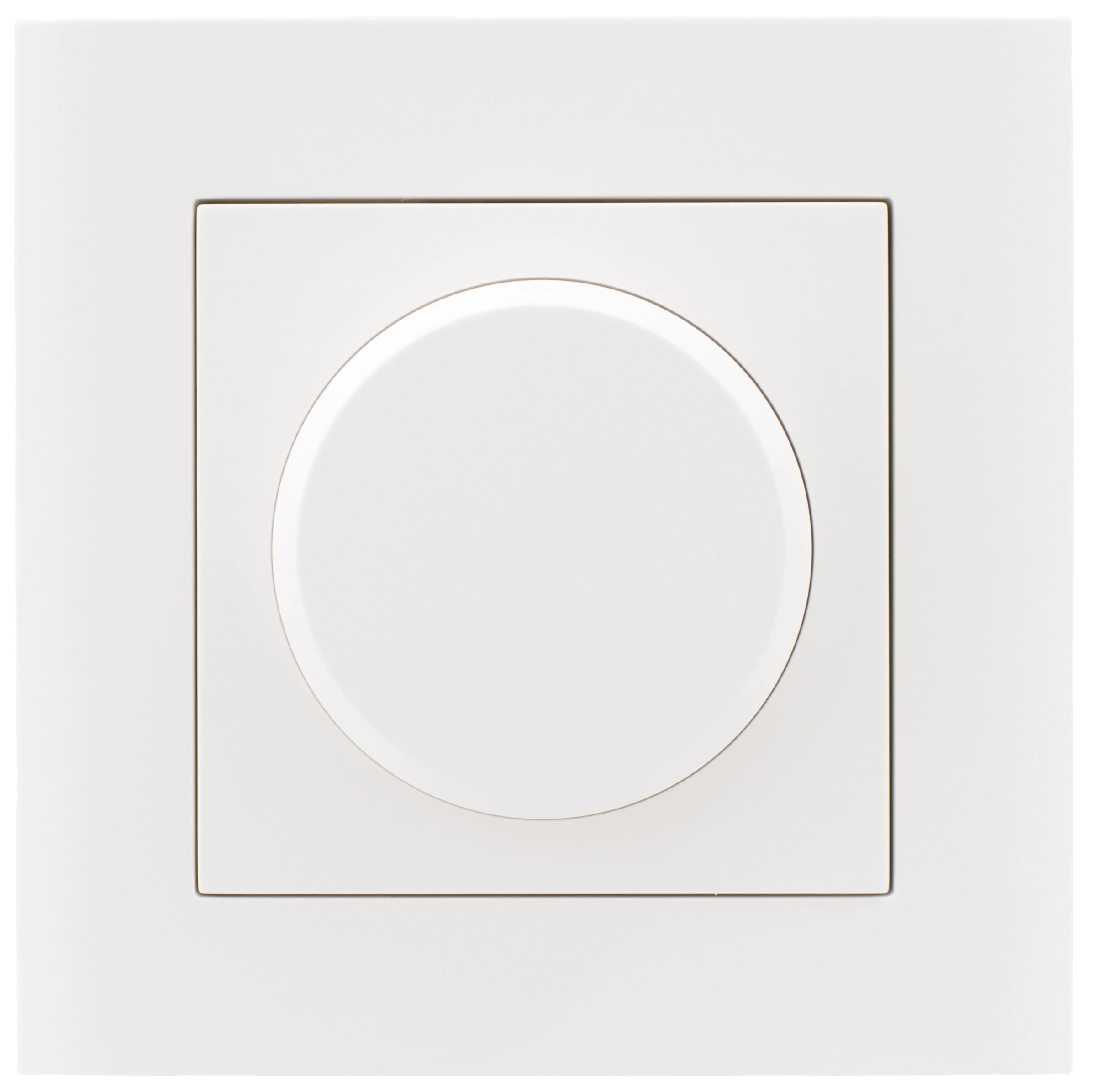 Dimmer Universal Komplettgerät Unterputz mit Rahmen weiß