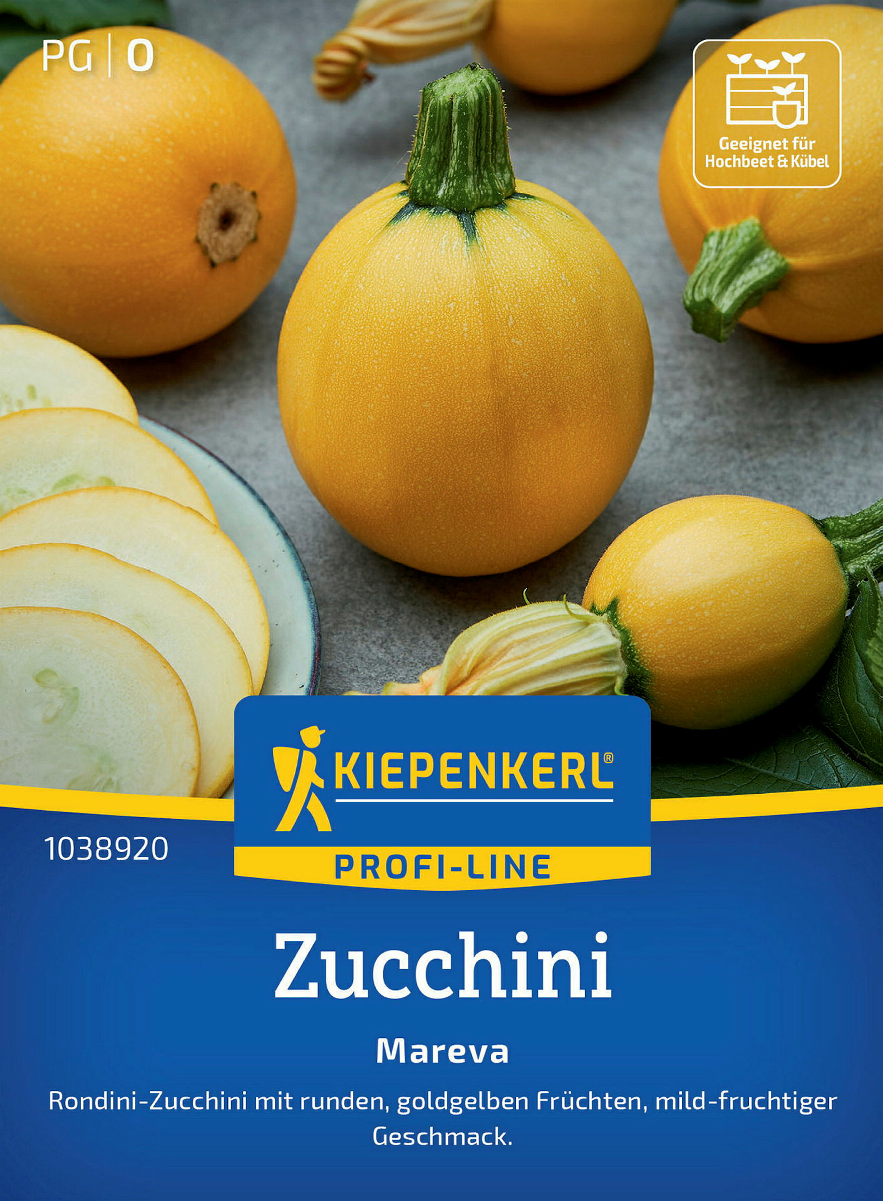 Kiepenkerl Zucchini Mareva, F1