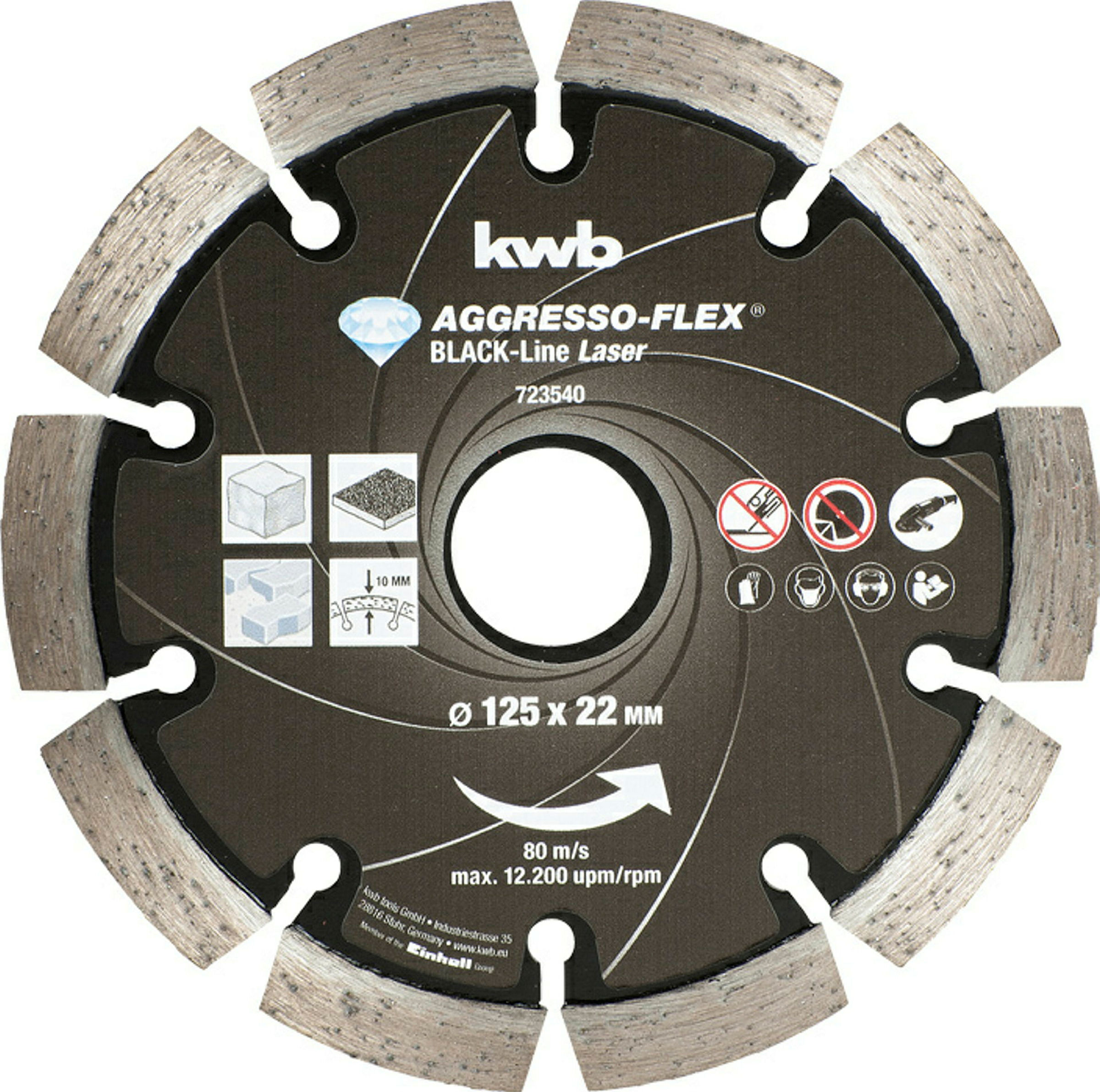 AGGRESSO-FLEX® Black-Line DIAMANT Trennscheiben, ø 125 mm