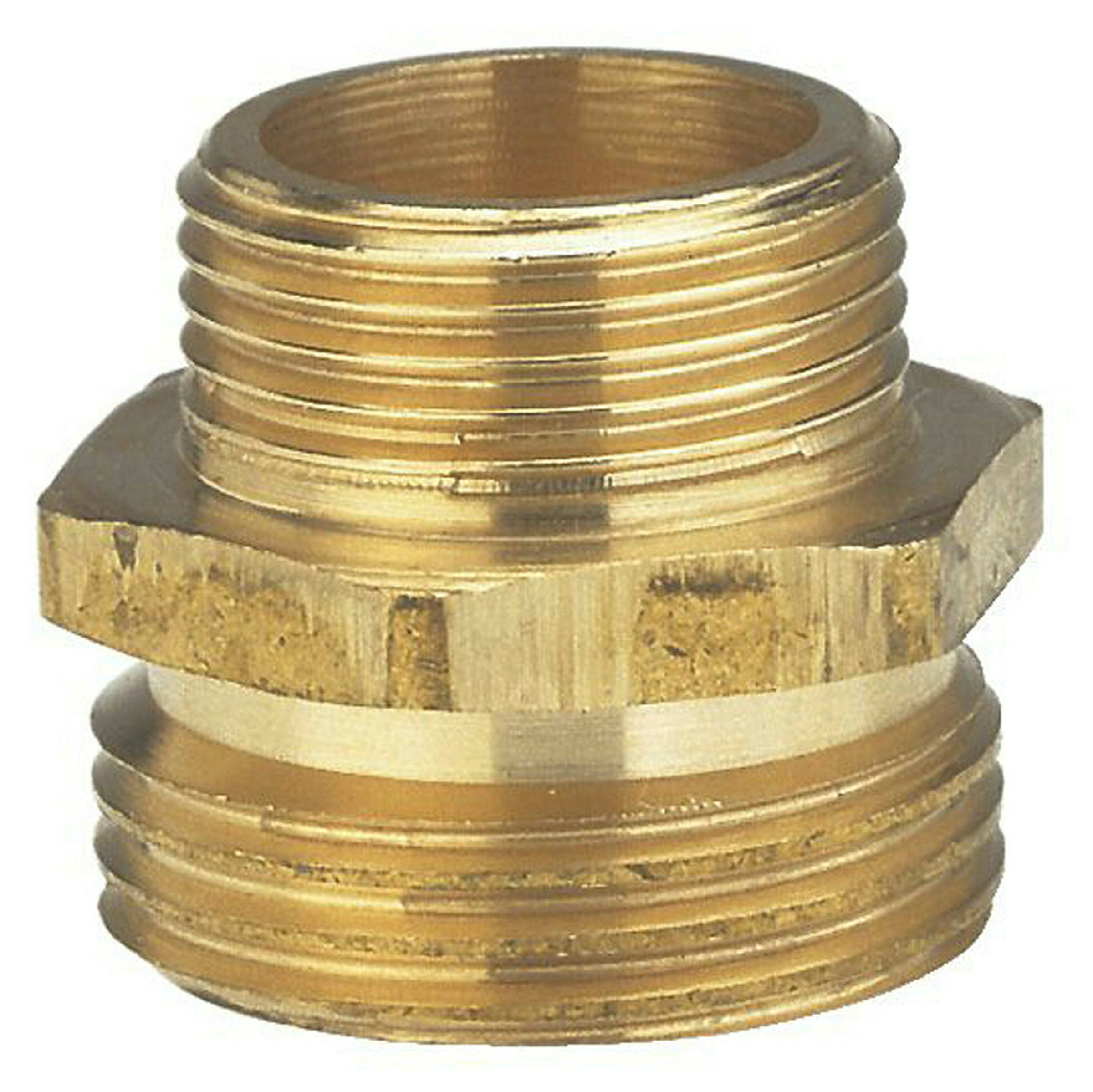 Messing-Reduzier-Gewindenippel, 26,5 mm (G 3/4)-AG / 21 mm (G 1/2)-AG